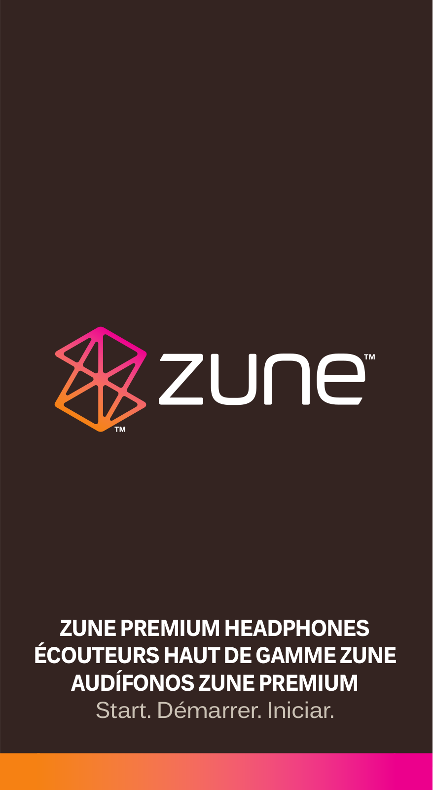 Microsoft Corporation Zune Premium Headphones User Manual