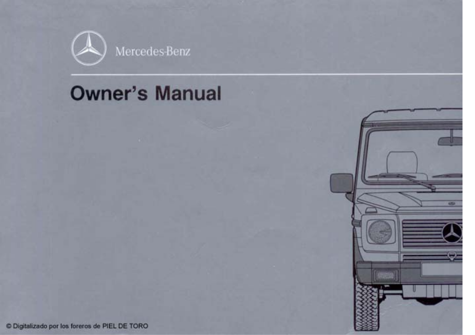 Mercedes G 300, G 230, G 250 User Manual