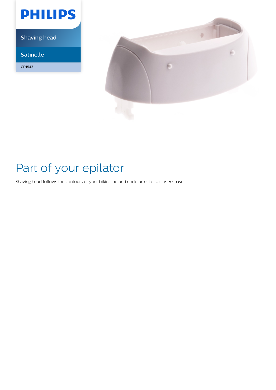 Philips CP1543/01 leaflet - ManualMachine.com
