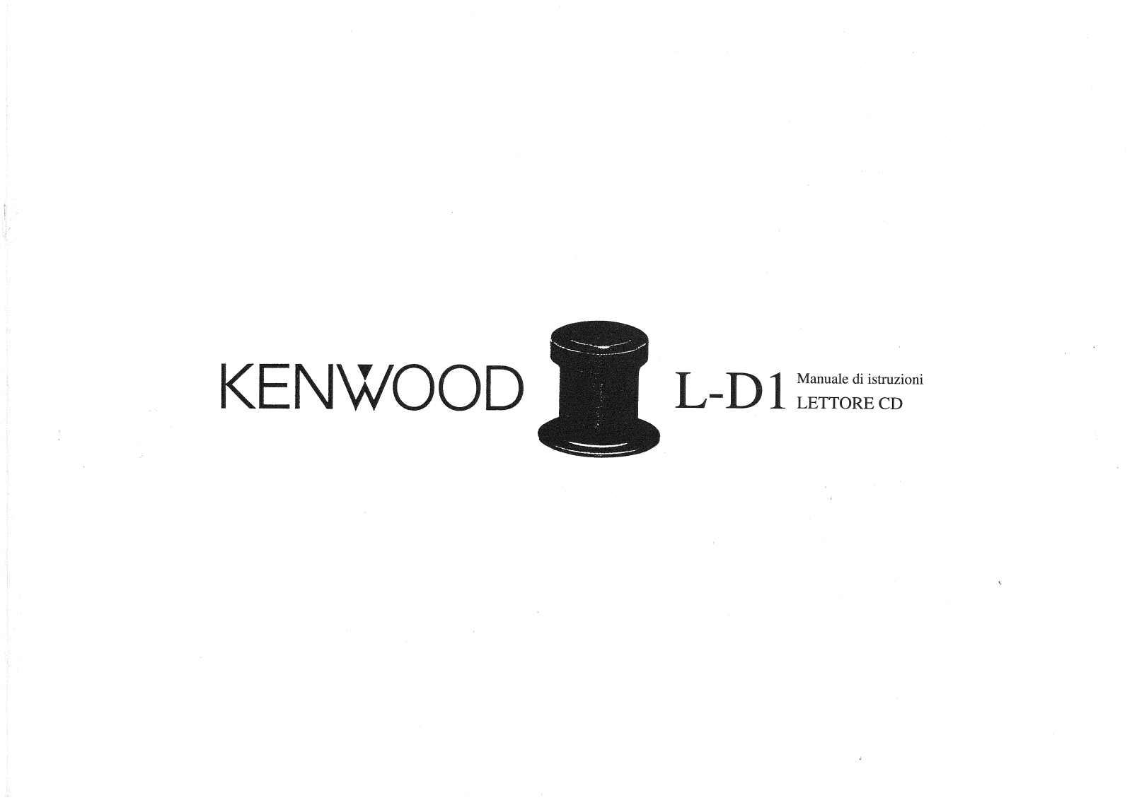 Kenwood L-D1 User Manual