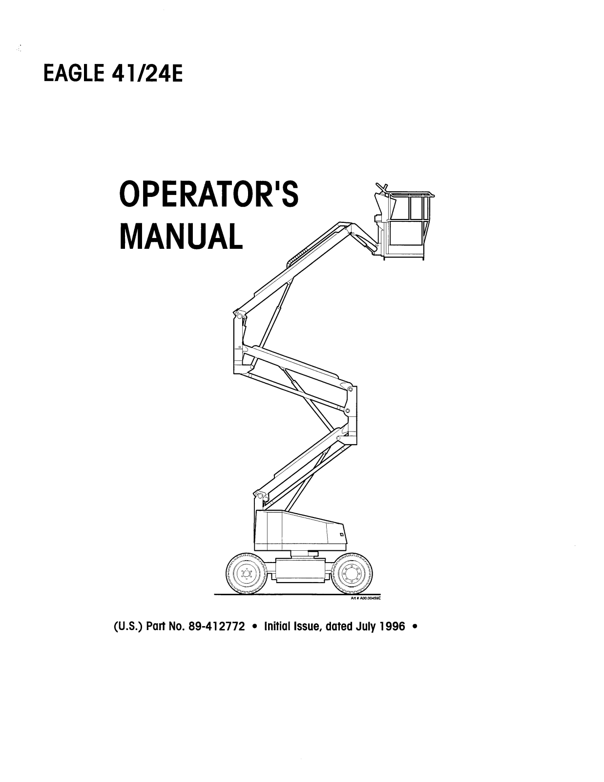 Genie 41/24E Operator's Manual - ManualMachine.com