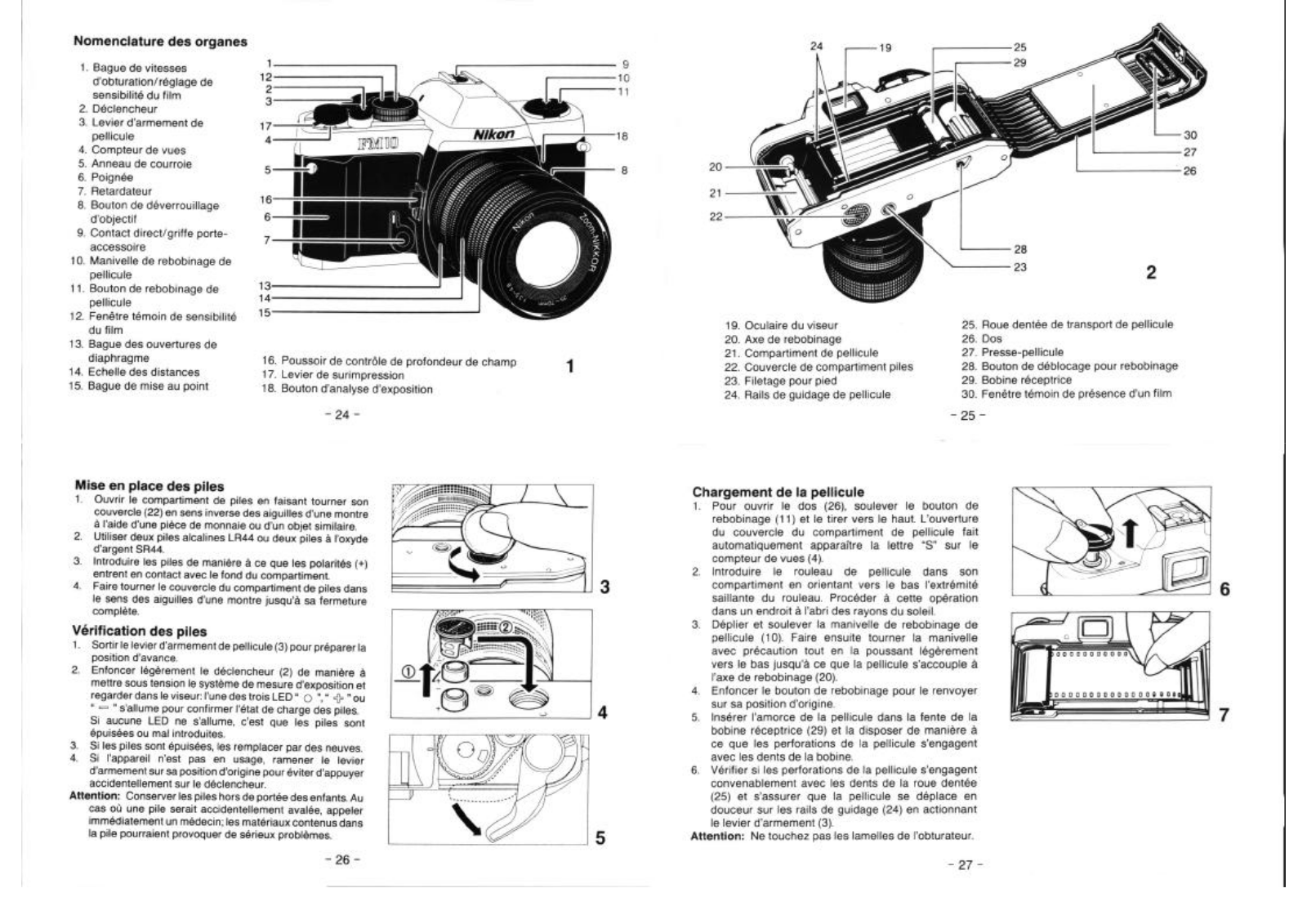 NIKON FM10 User Manual