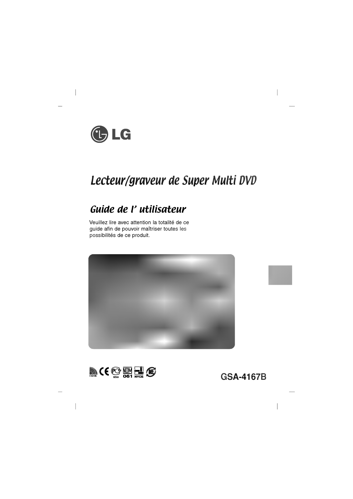 LG GSA-4167 User Manual
