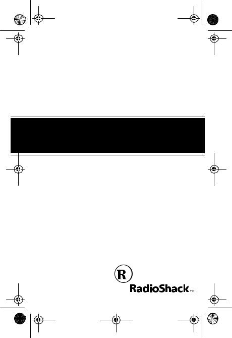 RadioShack PRS-102 Owners Manual
