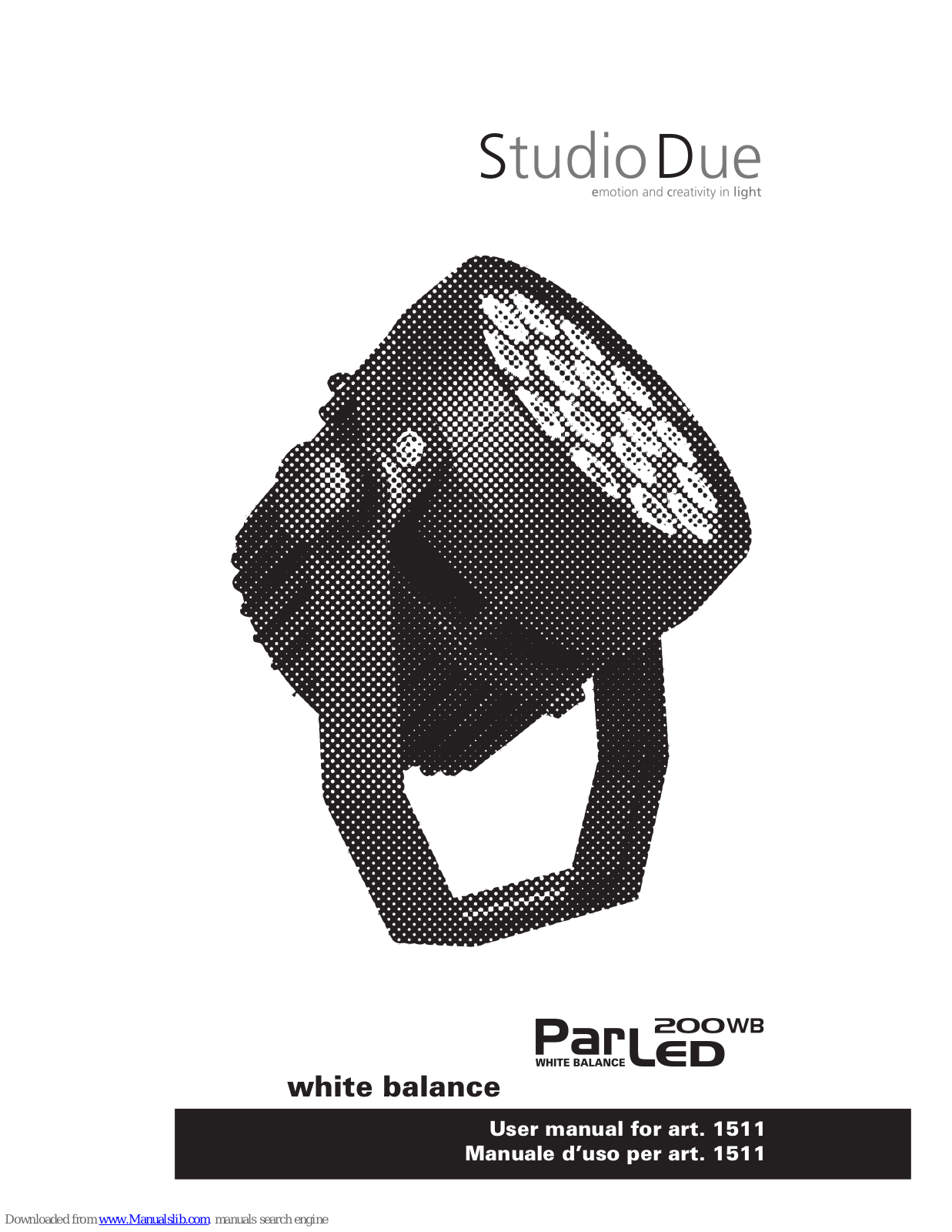 STUDIODUE White Balance ParLed 200 WB User Manual