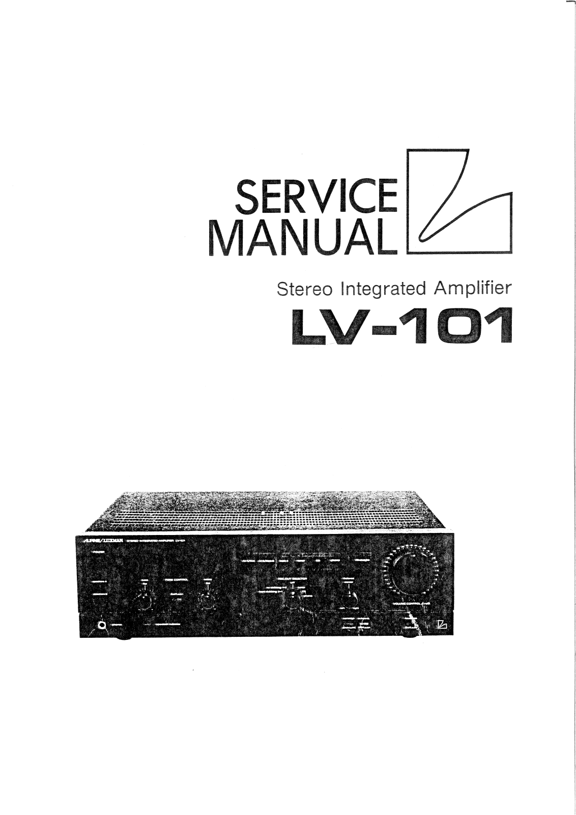 Luxman LV-101 Service manual