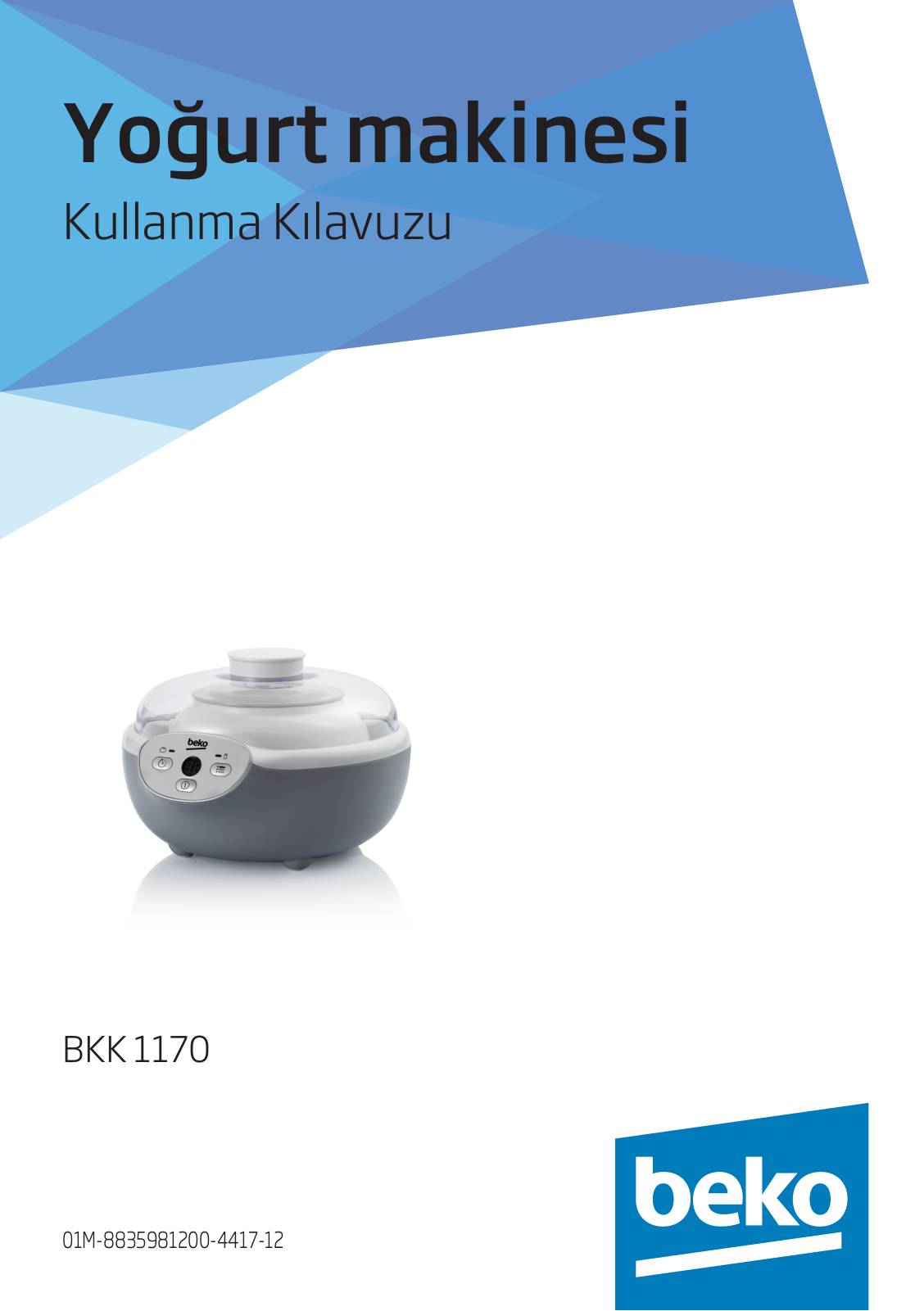 Beko BKK 1170 User manual