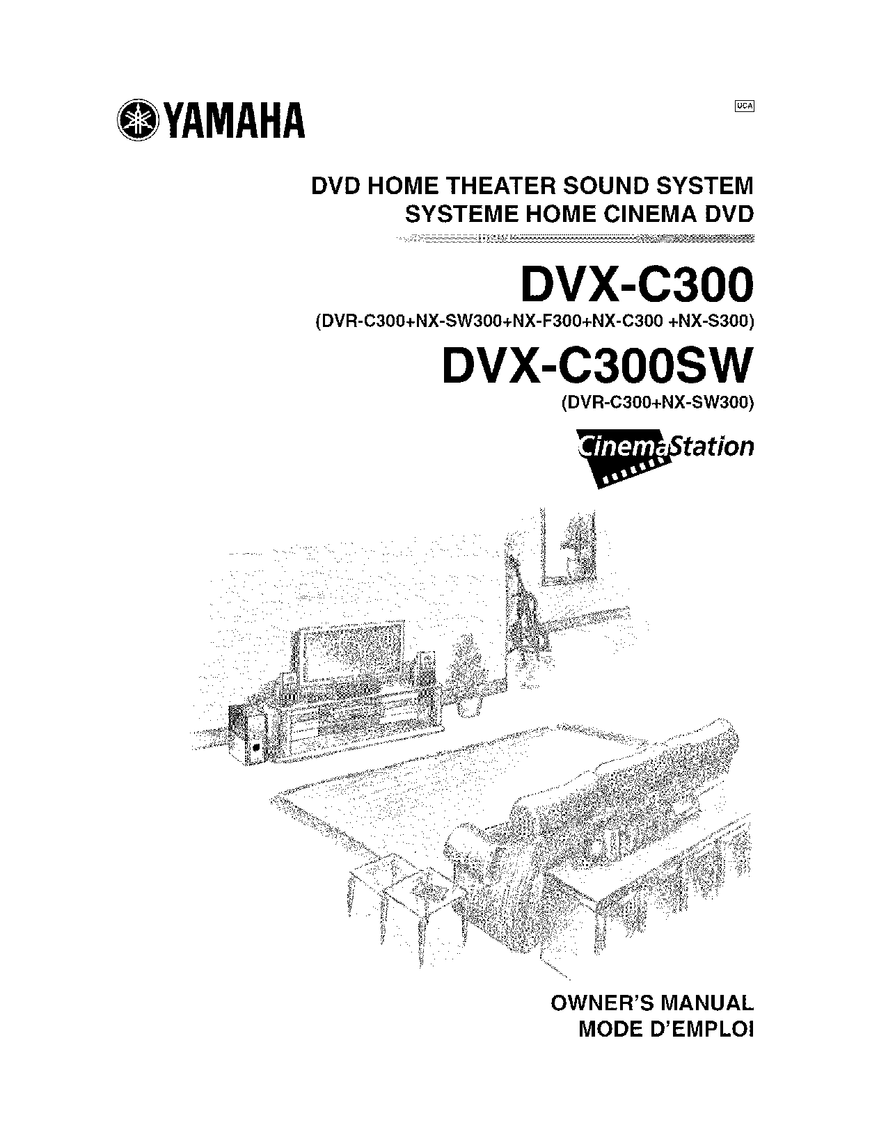 Yamaha DVX-C300, DVR-C300 Owner’s Manual