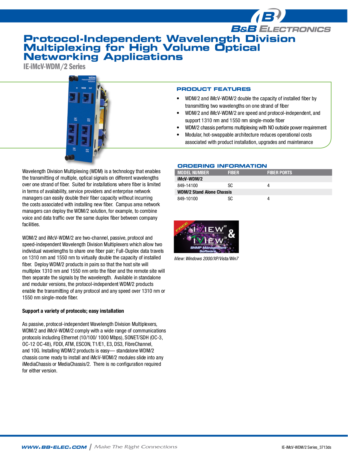 B&B Electronics 849-14100 Datasheet