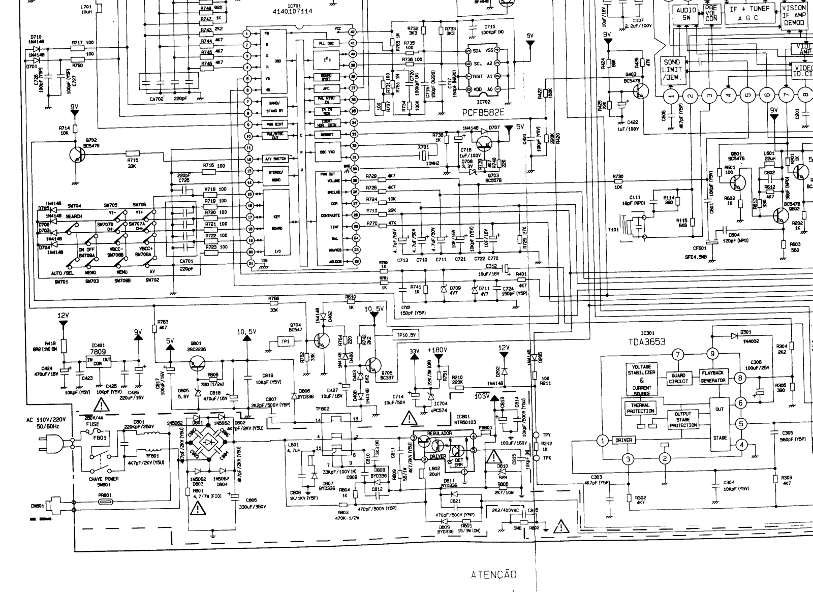 CCE HPS-2080B-D Schematic