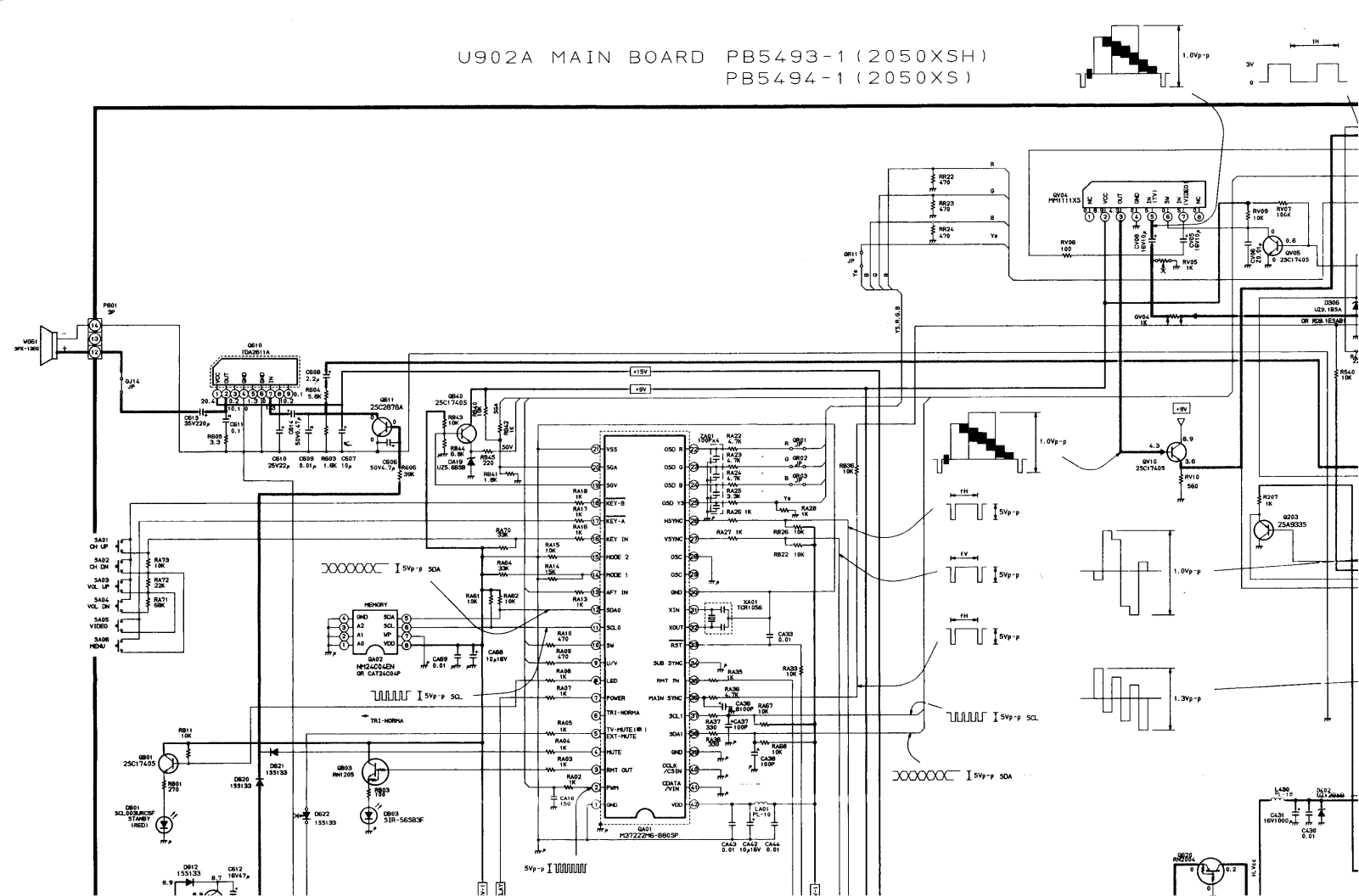 Toshiba 2050XSH Schematic