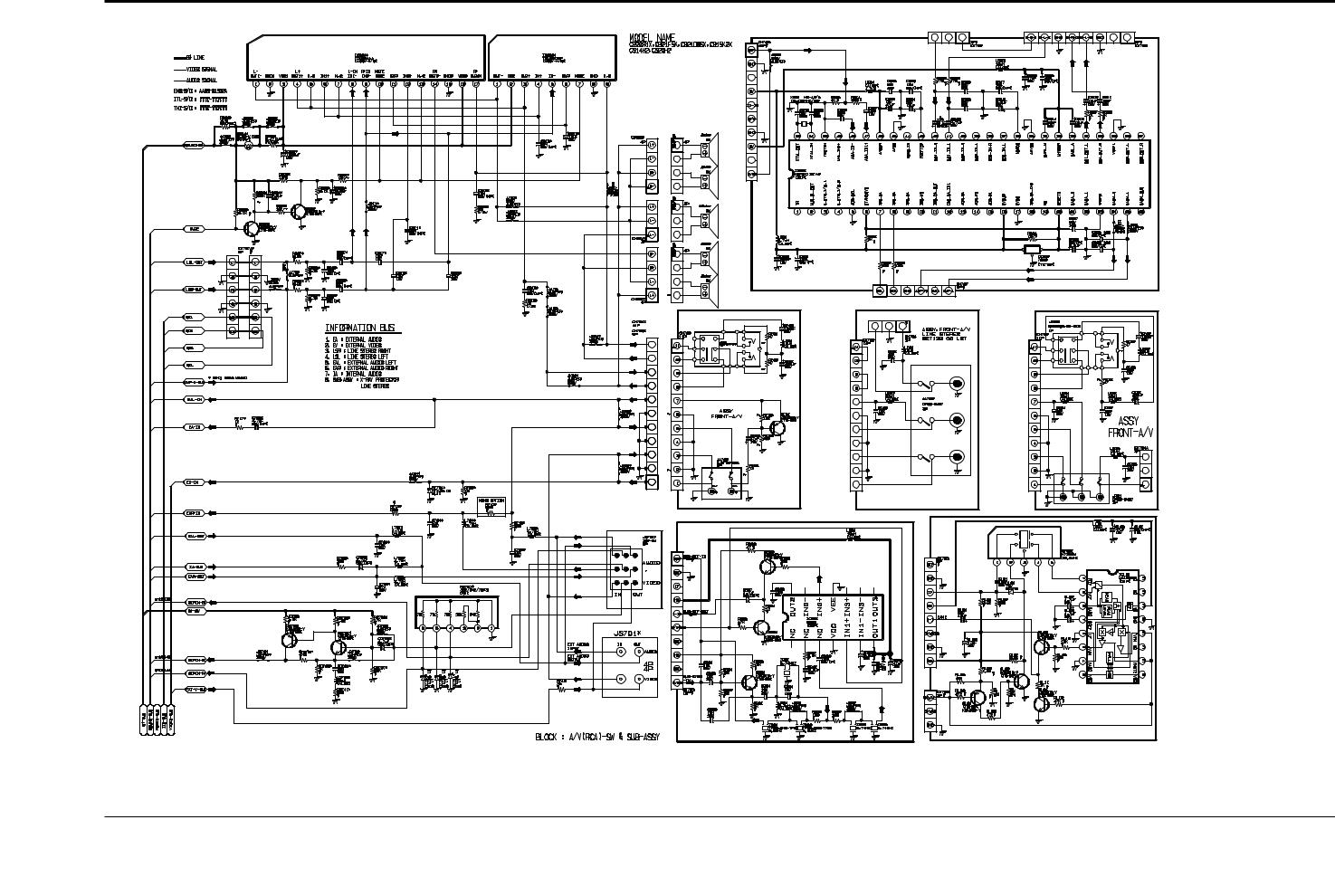 Samsung CS21K30MJZ, CS21M16MJZ Schematic