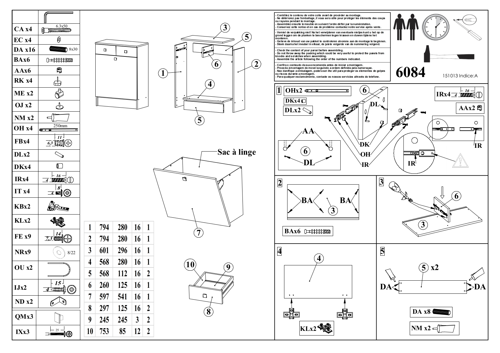 Temahome TMA10049 Installation & Assembly - ManualMachine.com