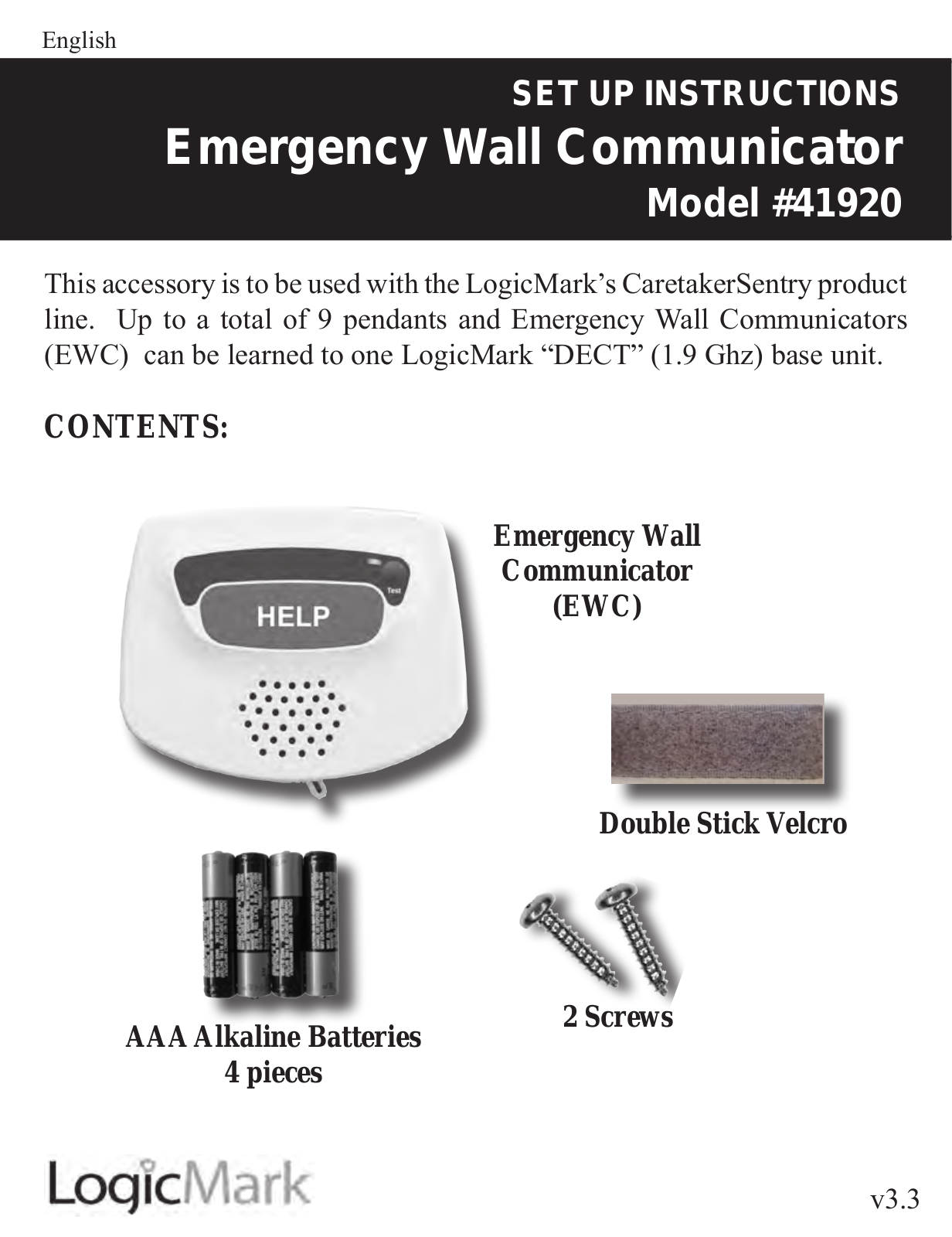 LogicMark CS41920 User Manual