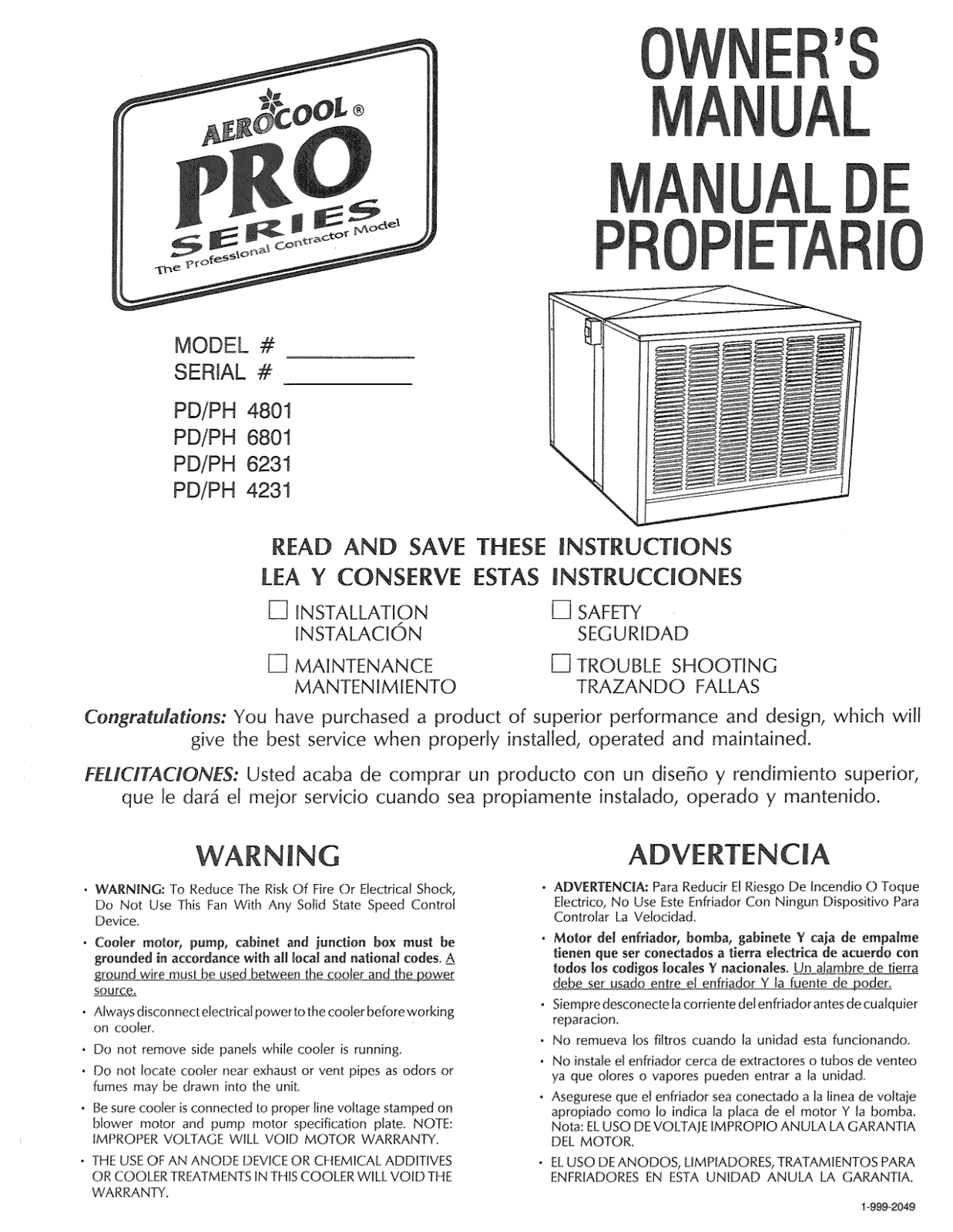 Sears PH 4801, PD4231, PD4801, PH6231, PH4231 User Manual - ManualMachine.com