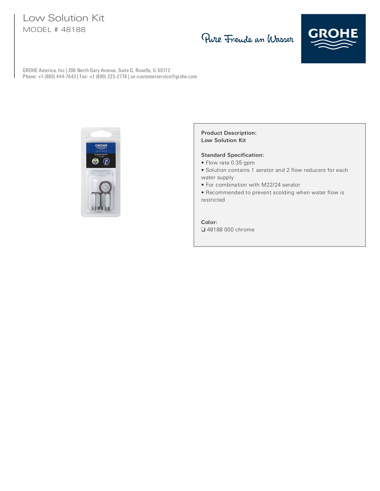 GROHE GRH5190 Specifications - ManualMachine.com