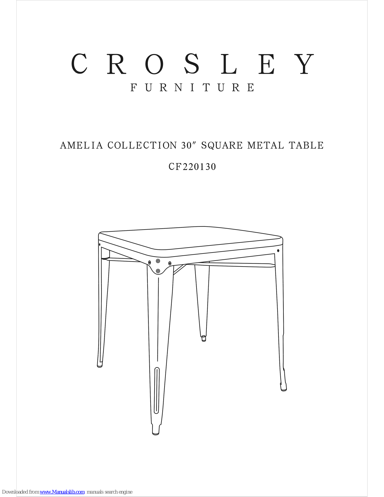 Crosley CF220130 User Manual