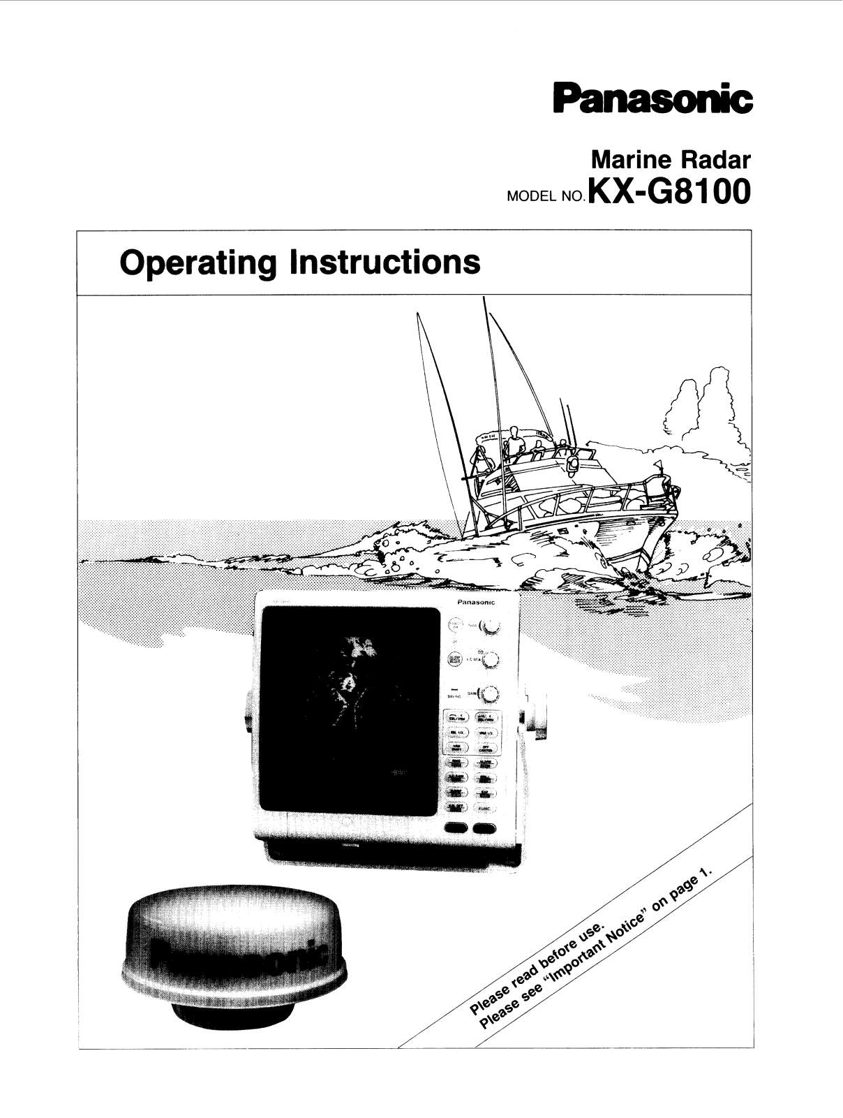 Panasonic kx-g8100 Operation Manual