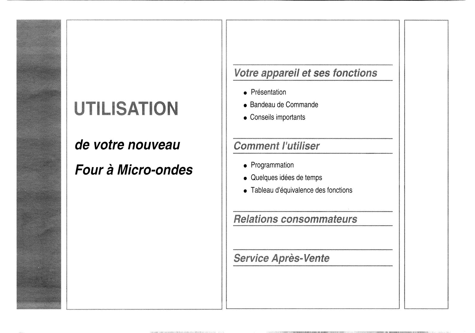 BRANDT MS110 User Manual