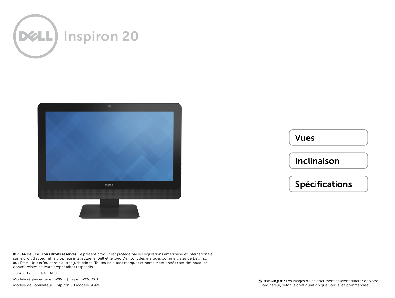 Dell Inspiron 3048 User Manual