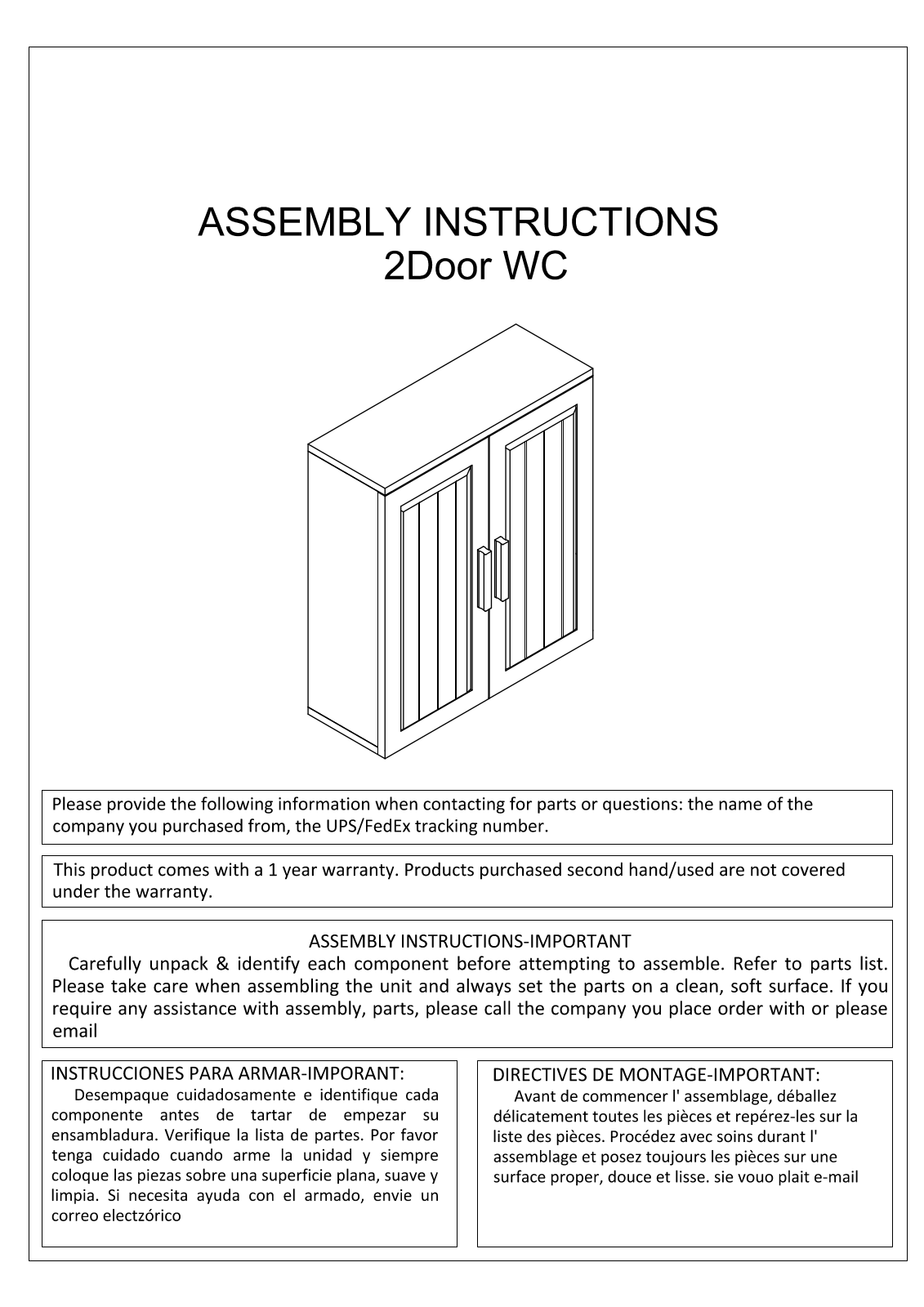 Red Barrel Studio W007091141 Assembly Instructions - ManualMachine.com