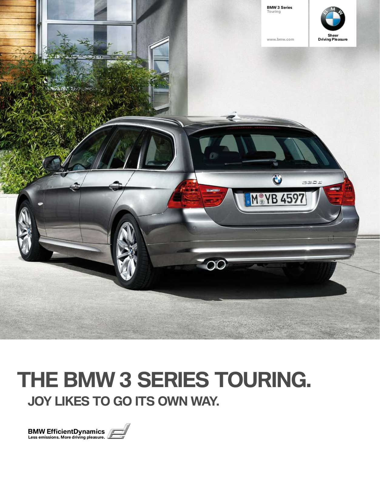 BMW 316 TOURING  2010, 320 TOURING  2010, 318 TOURING  2010, 325 TOURING  2010, 335 TOURING  2010 BROCHURE