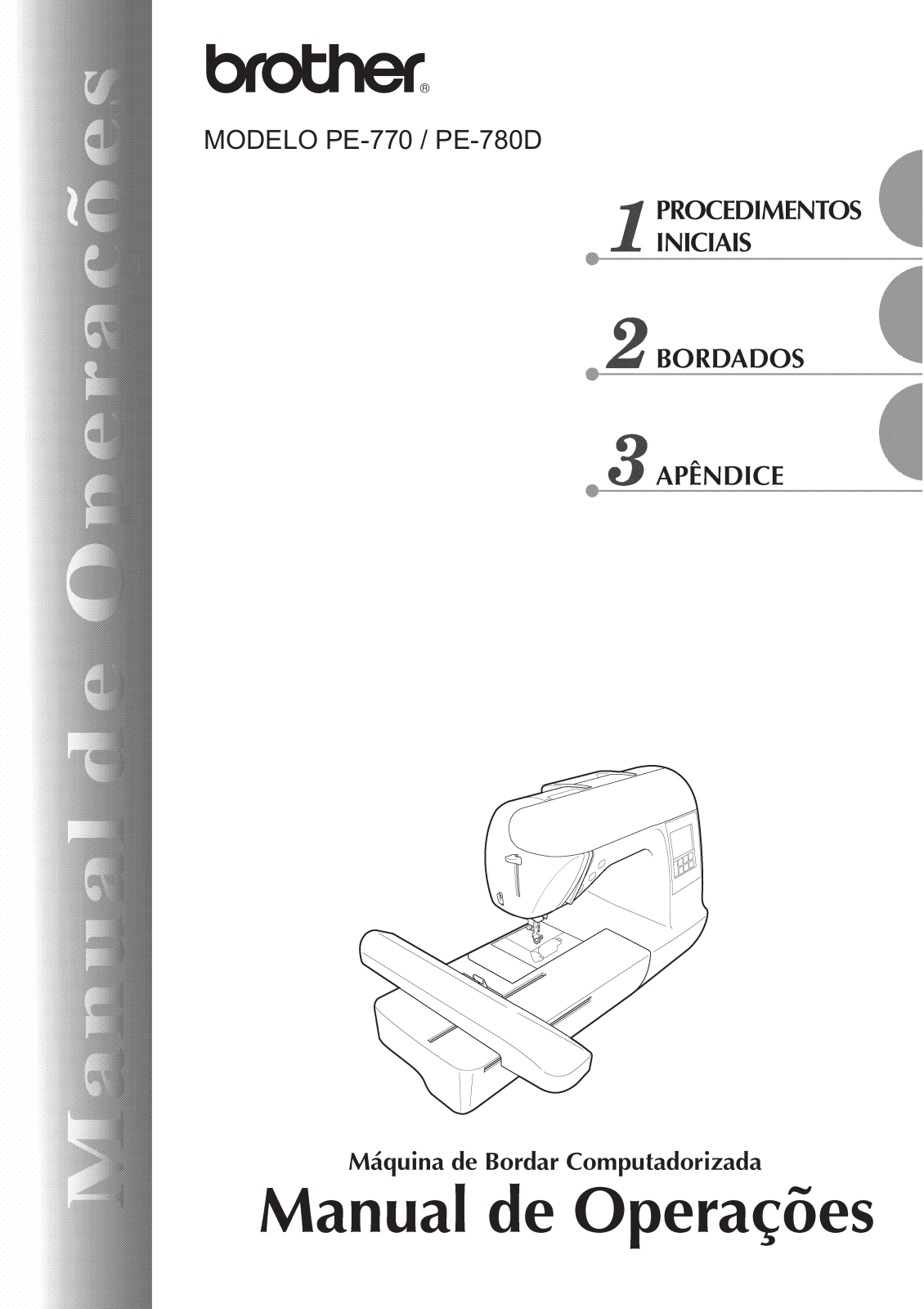 Brother PE-770, PE-780D User's Guide