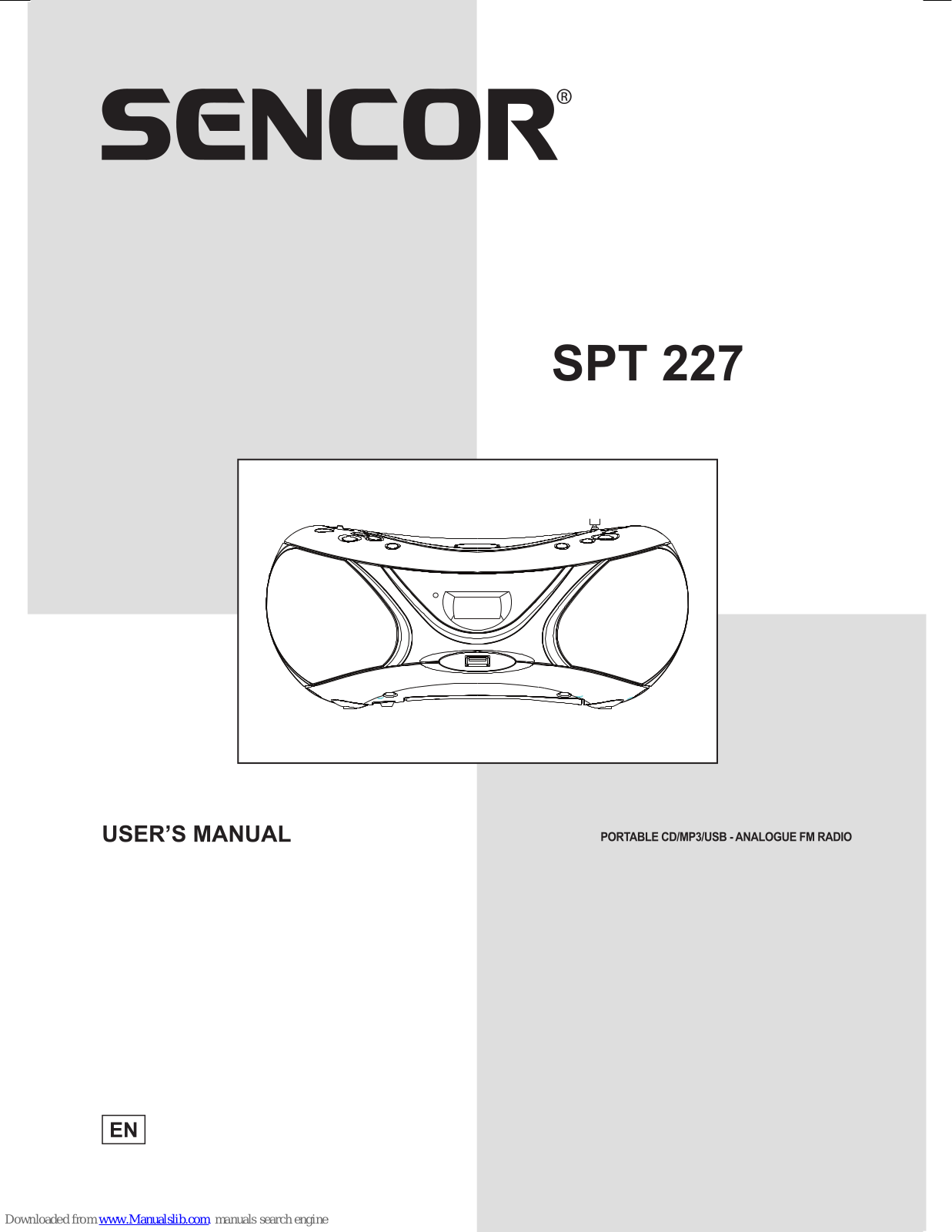 Sencor SPT 227 User Manual - ManualMachine.com