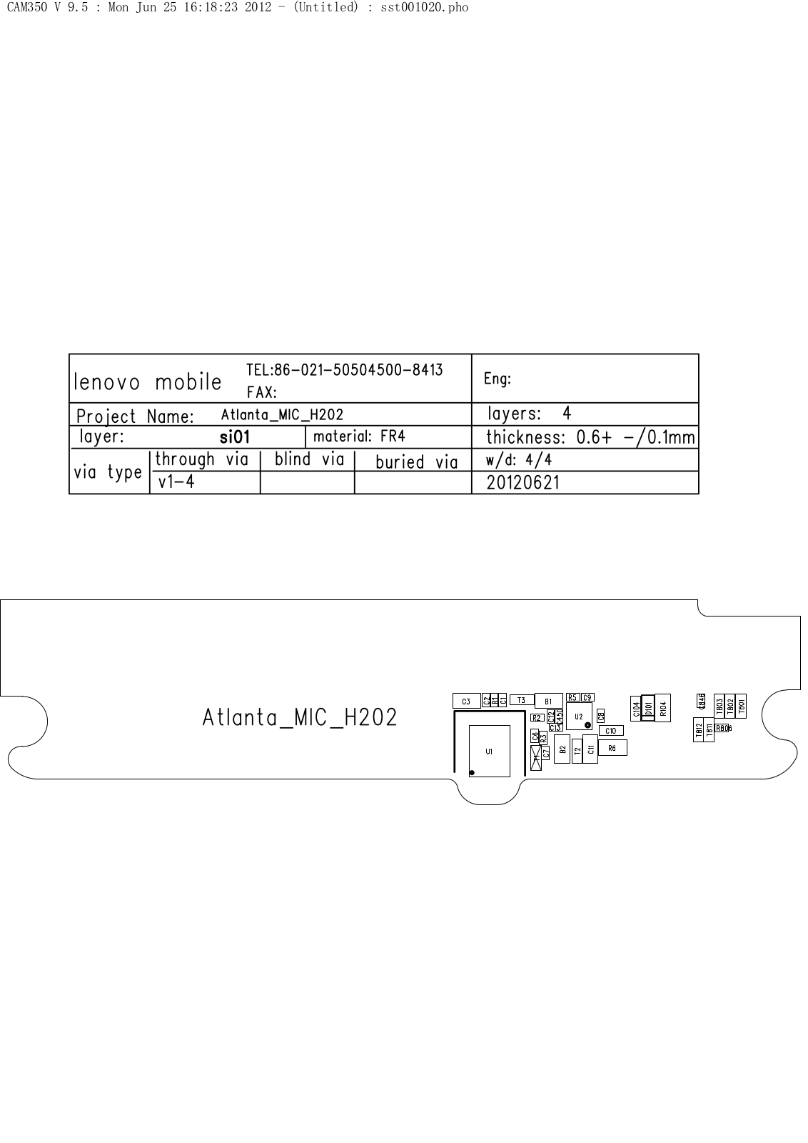 Lenovo A798T schematic