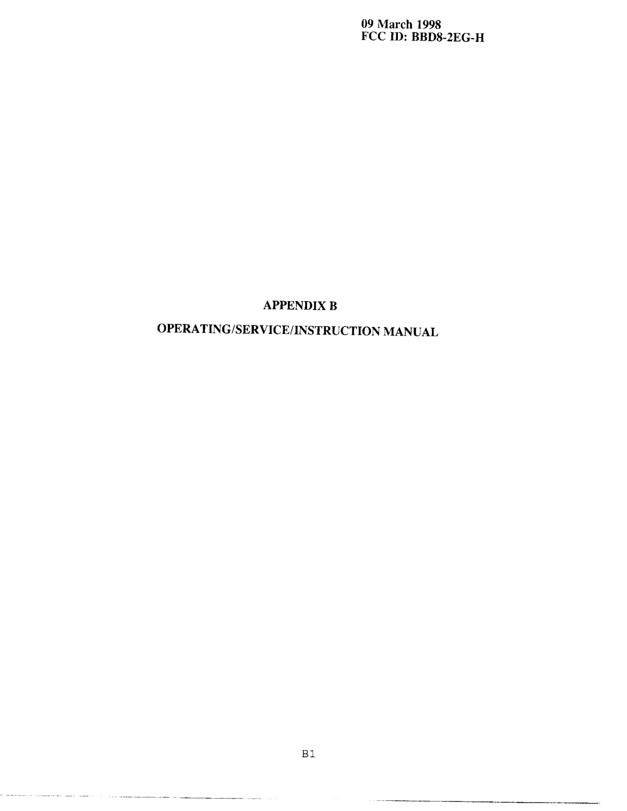 TPL Communications 8 2EG H User Manual