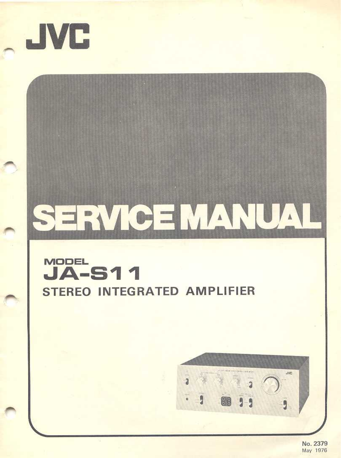 JVC JA-S11 Service Manual