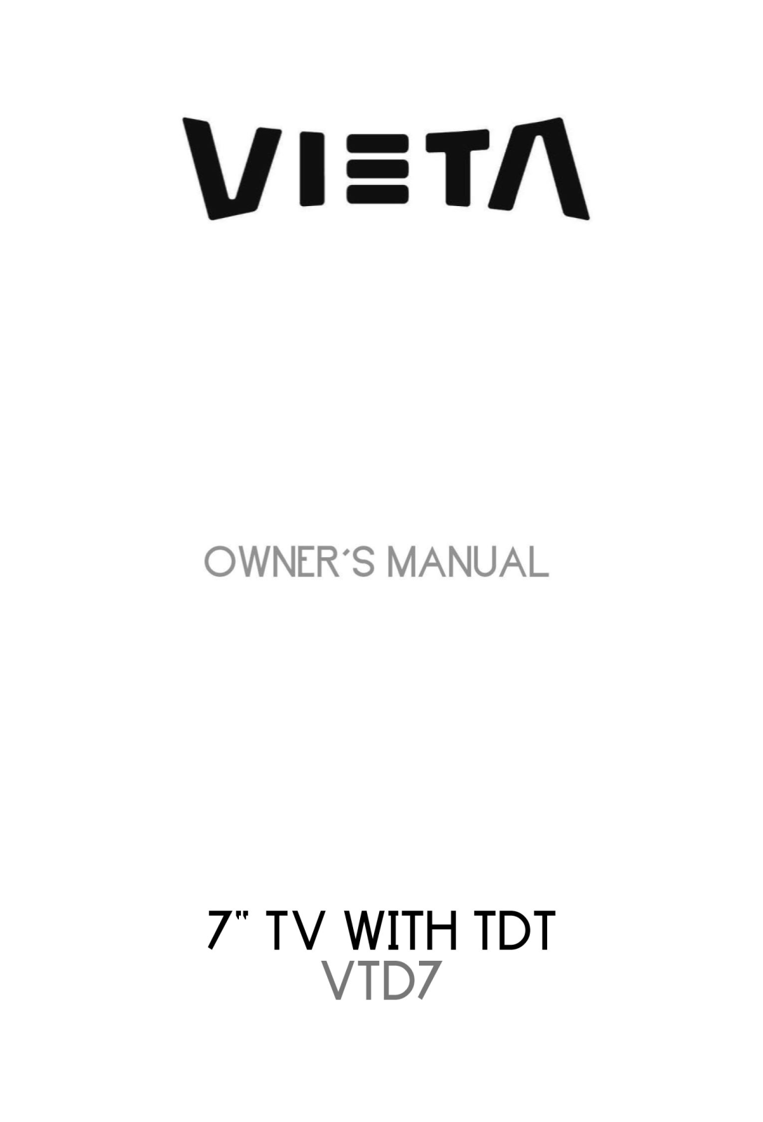 Vieta VTD7 User Manual