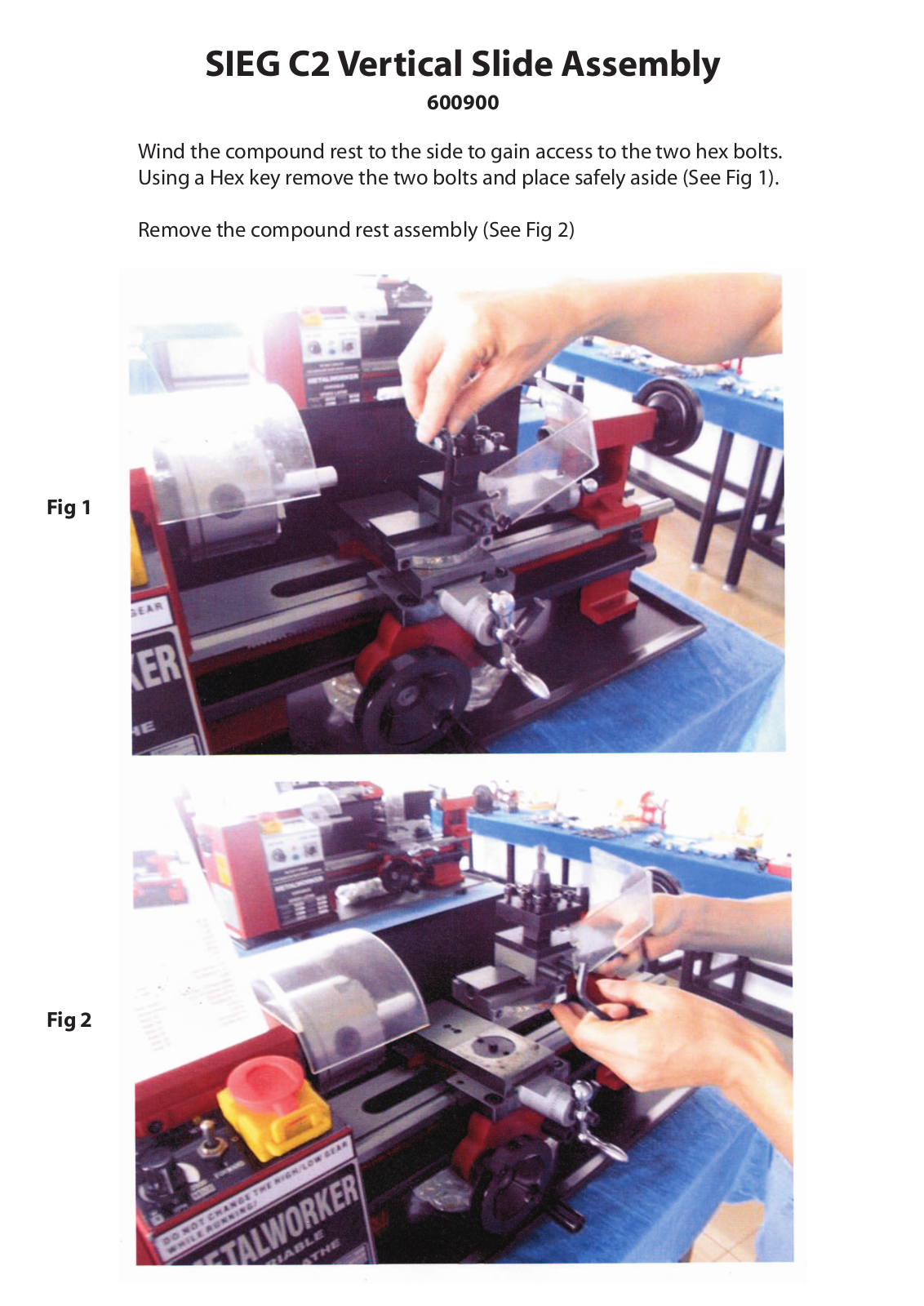 Axminster SIEG C2 User guide - ManualMachine.com