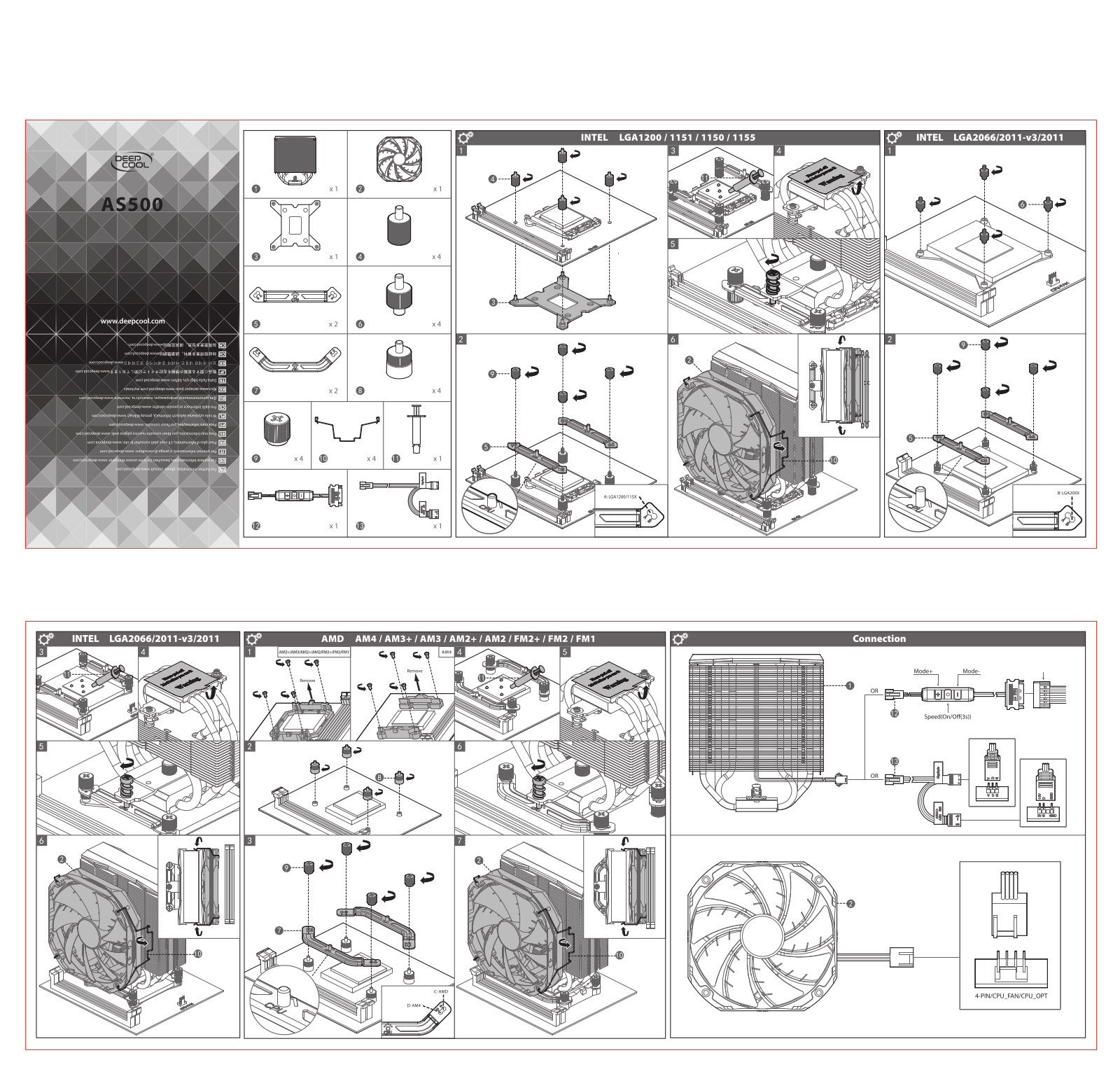 DeepCool AS500 User manual