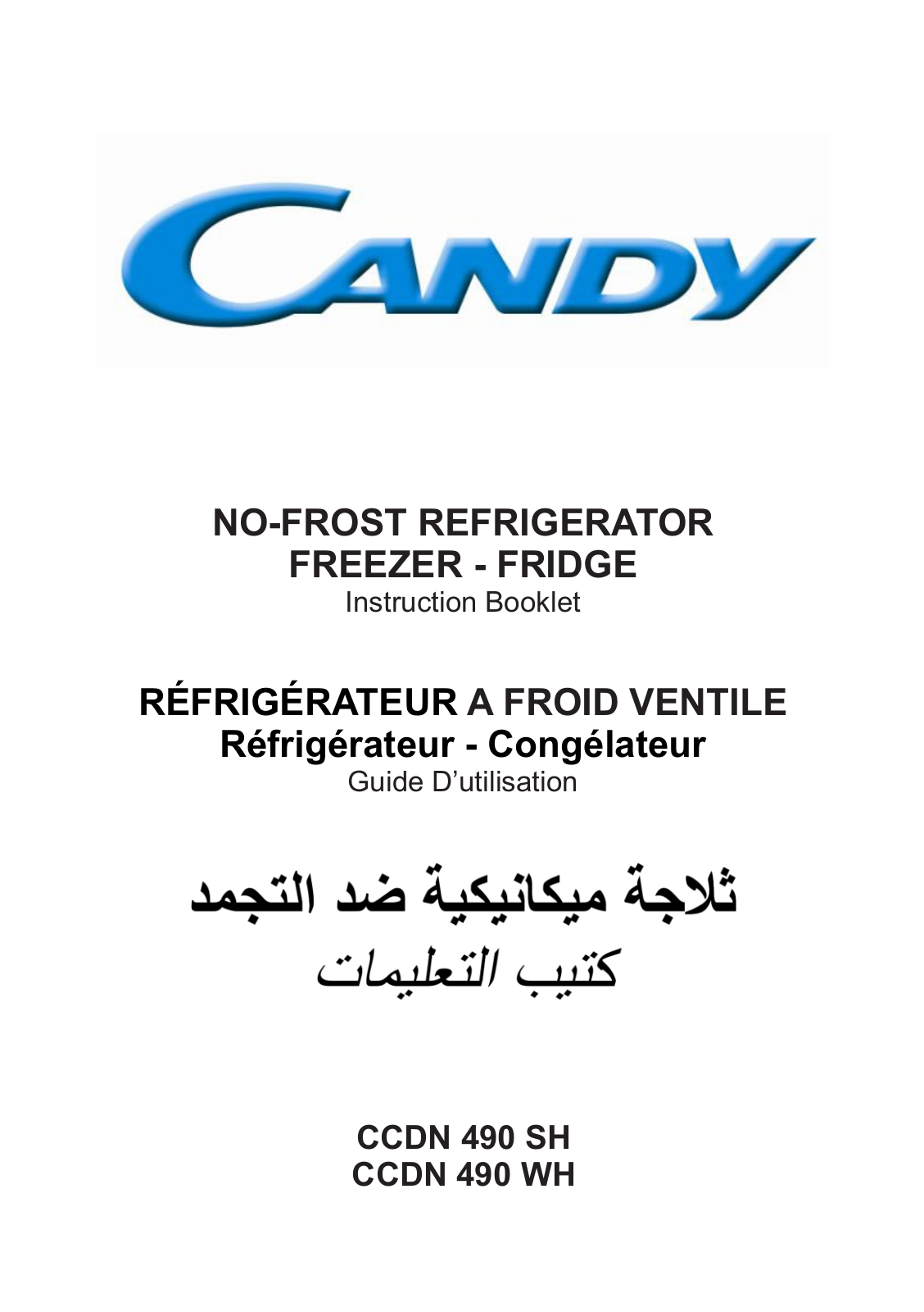 Candy CCDN 490 SH User Manual