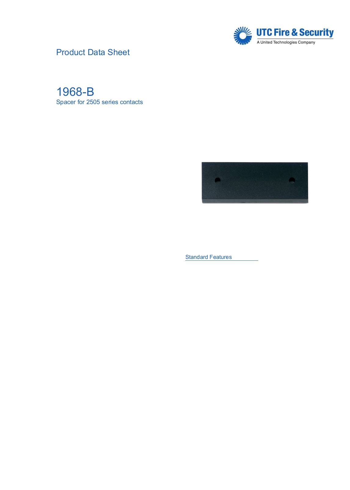 Interlogix 1968-B Specsheet