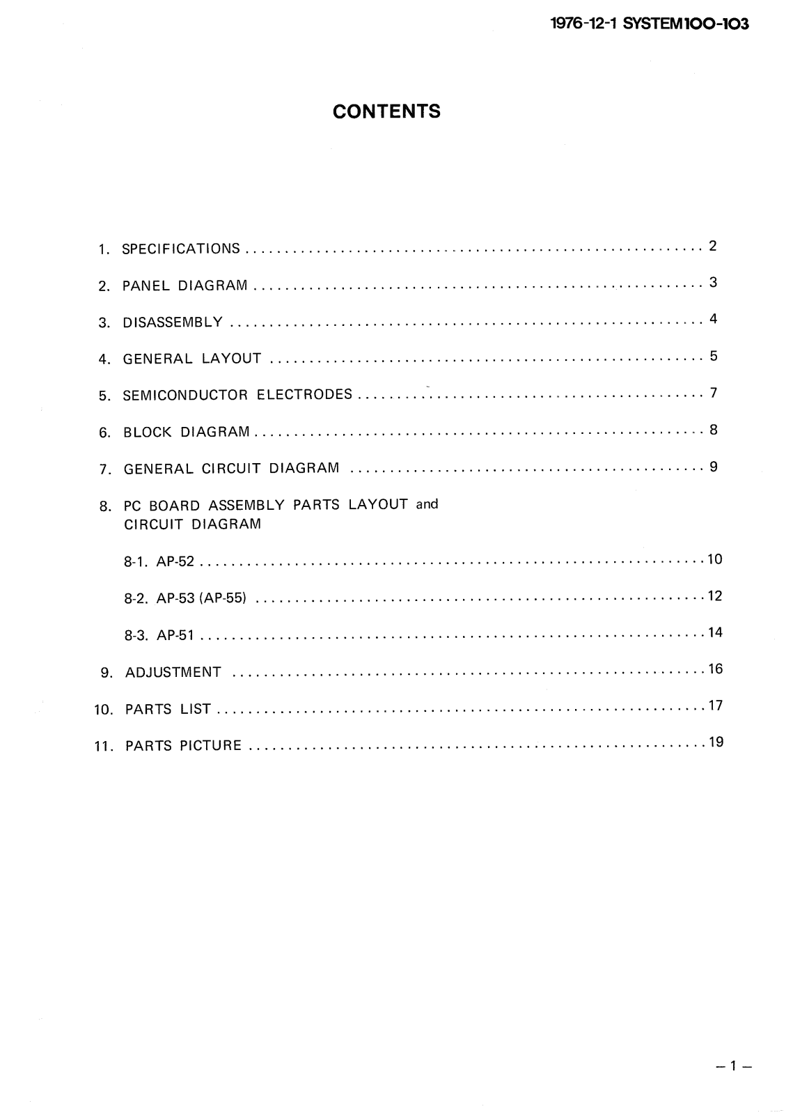 Roland SYSTEM 100, SYSTEM-103 Service Manual