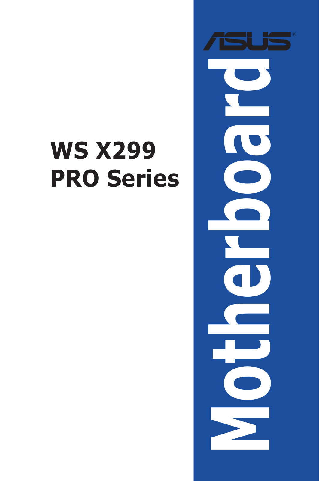 ASUS WS X299 Pro Service Manual