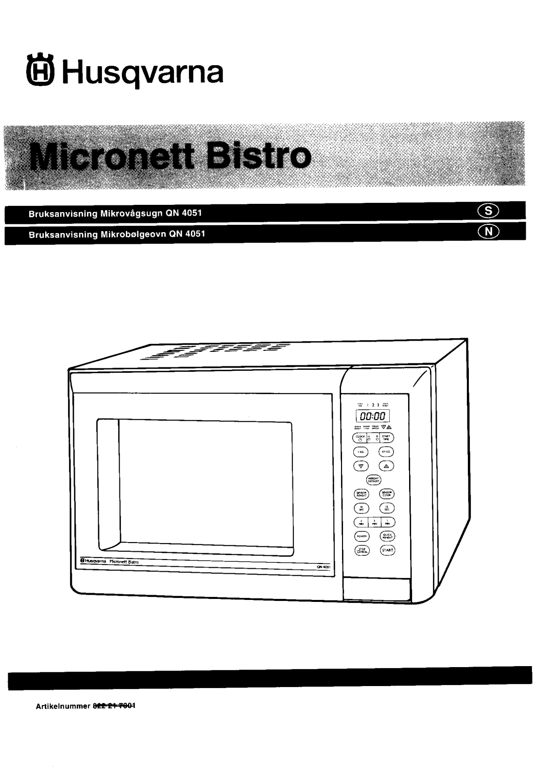 Husqvarna QN4051 User Manual