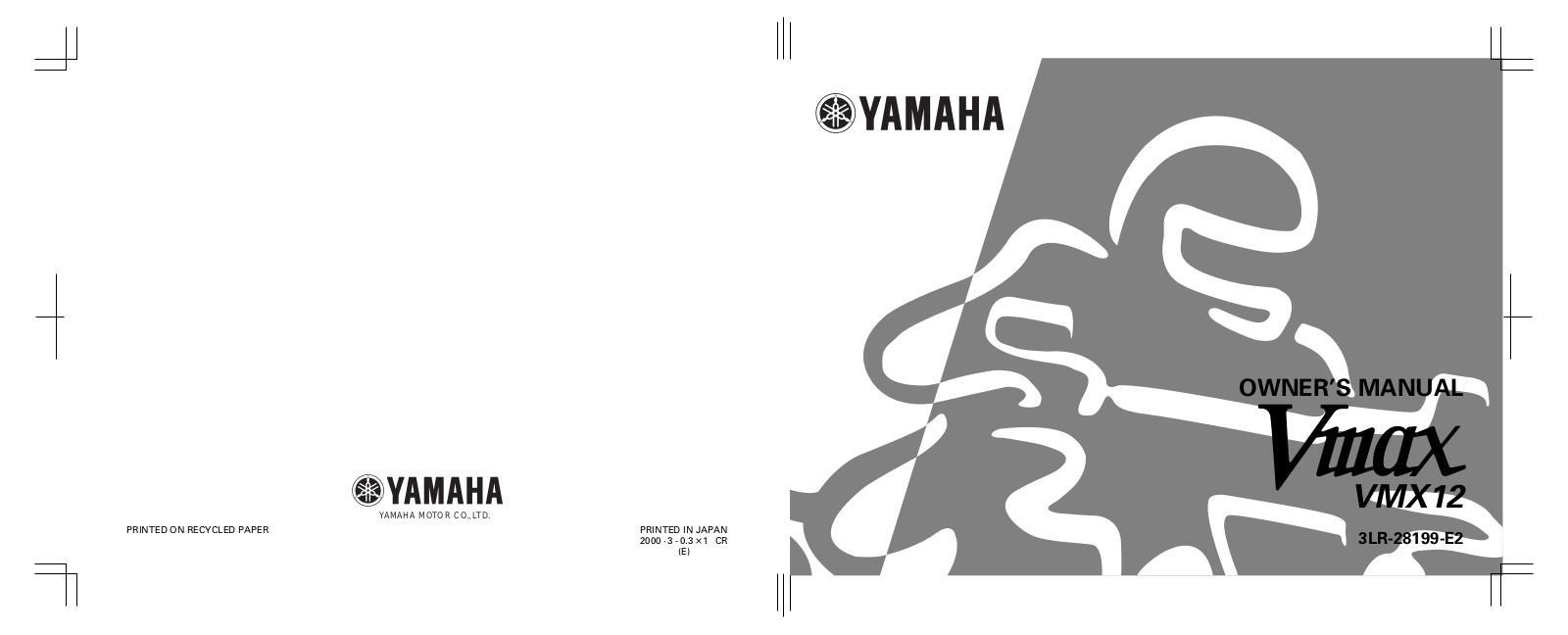 Yamaha VMAX User Manual