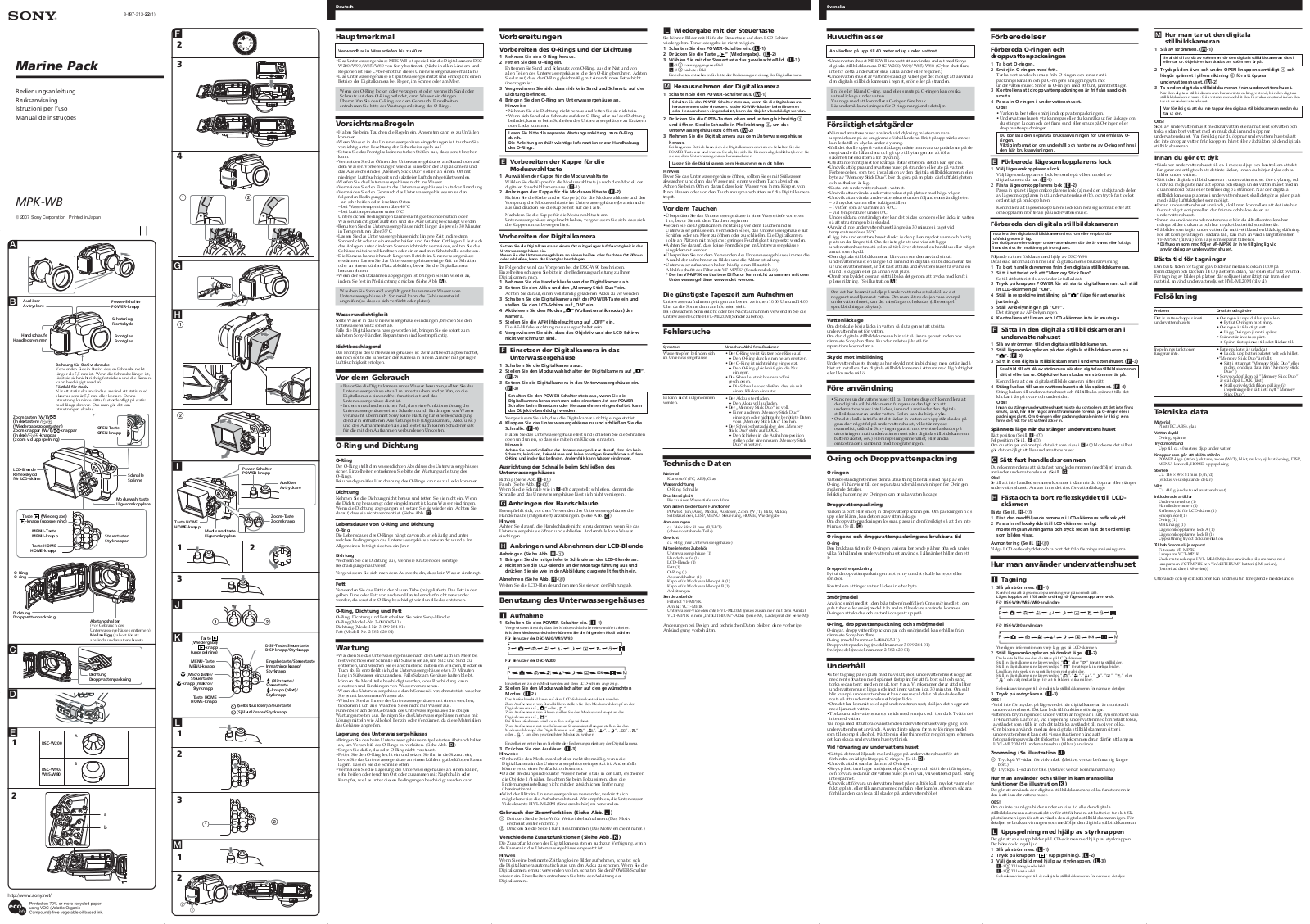 Sony MPK-WB User Manual