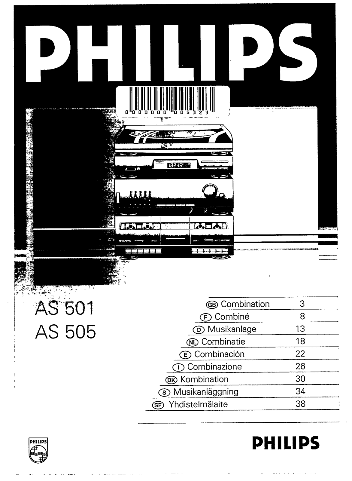 Philips AS501 User Manual