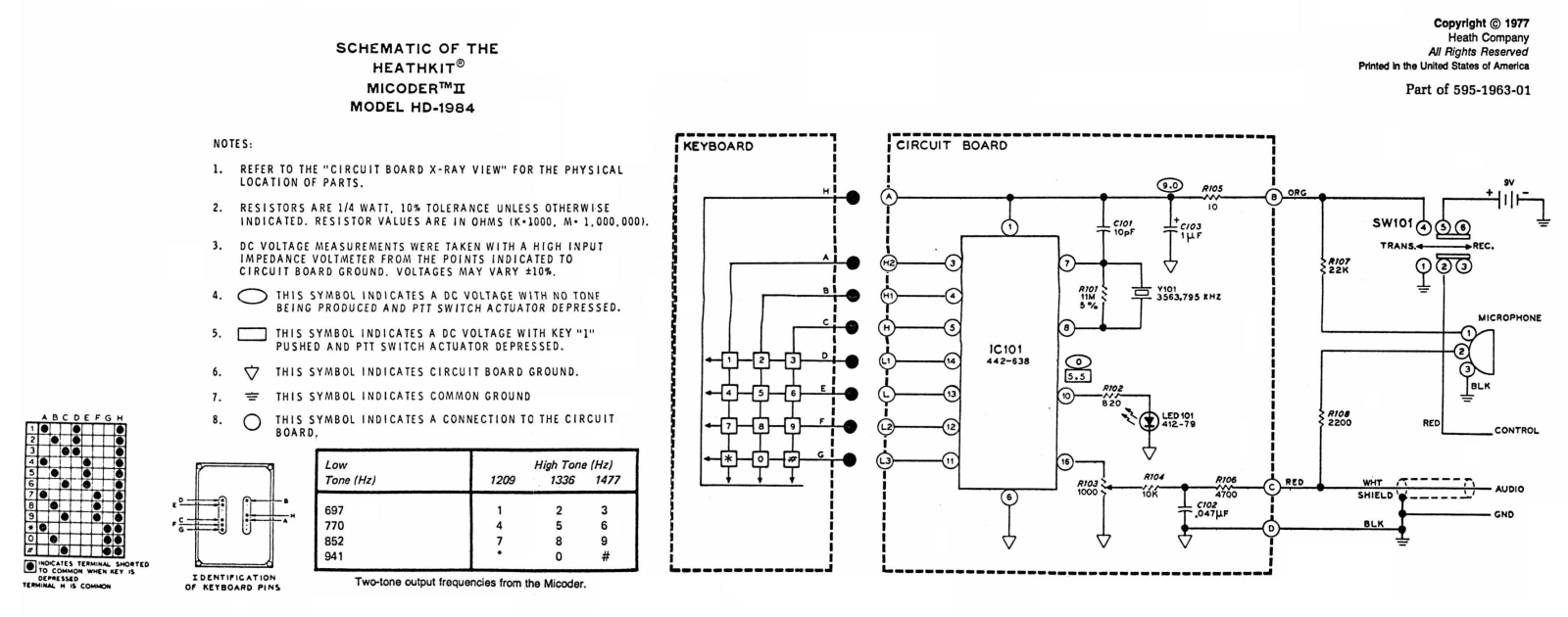 Heathkit HD-1984 Schematic