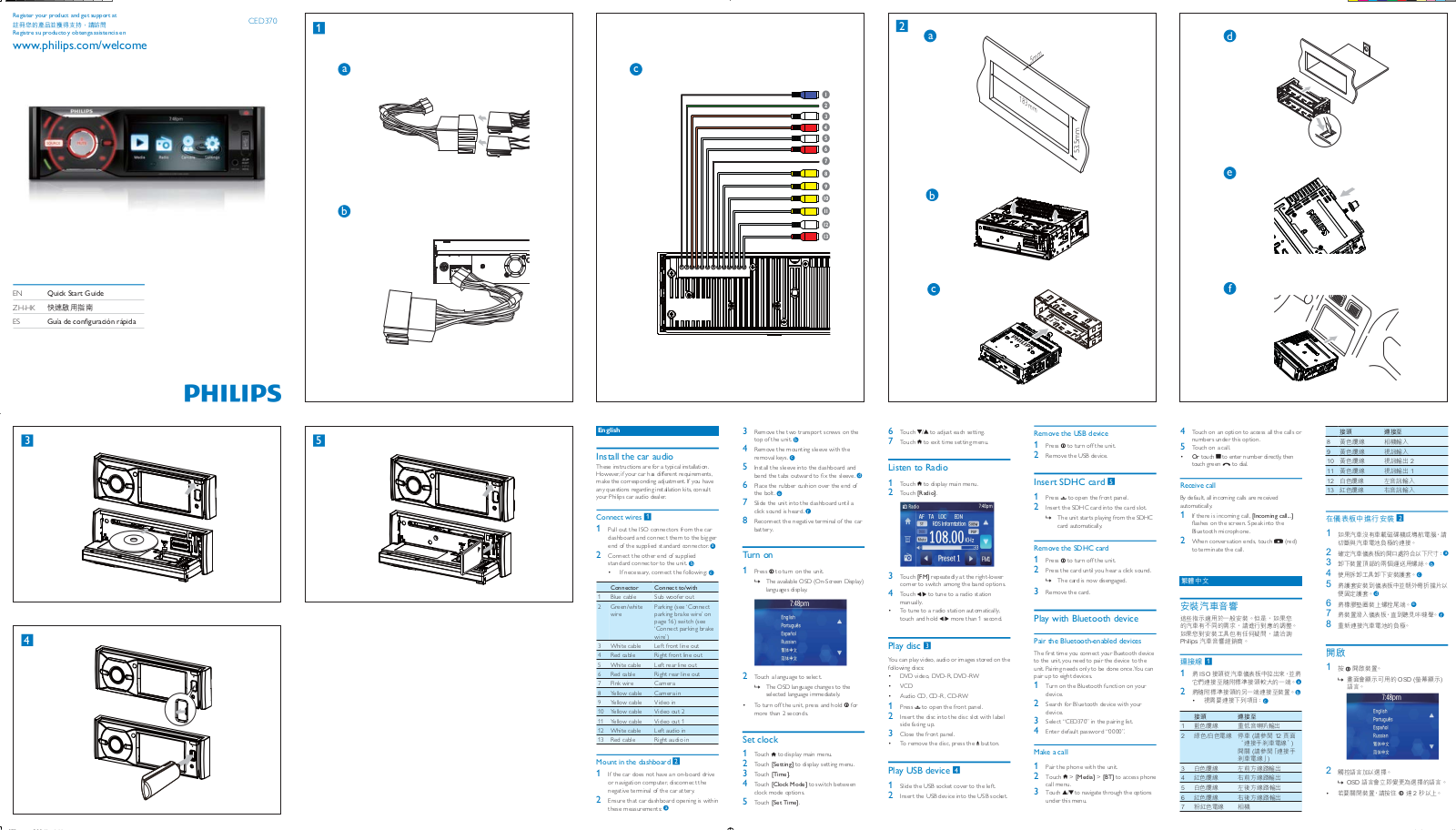 Philips CED370 User Manual