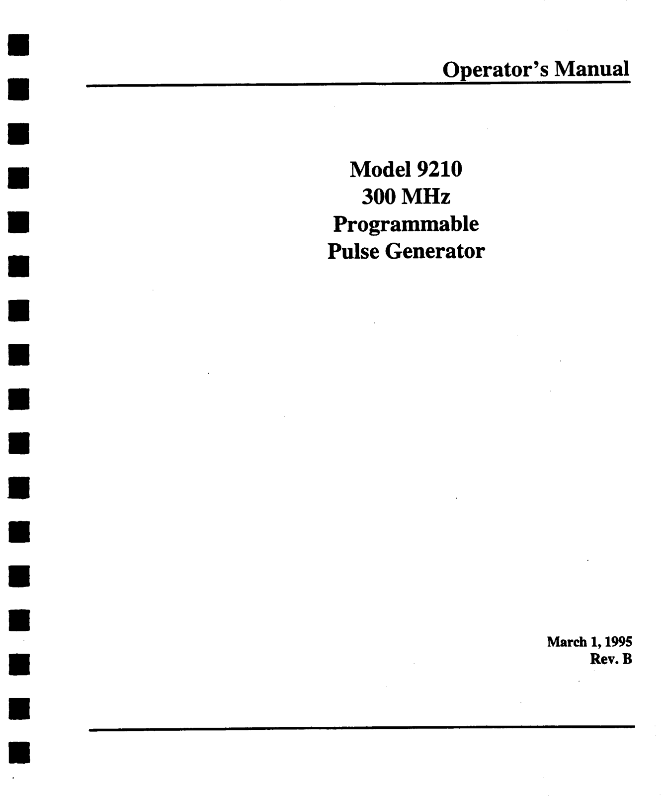 LeCroy 9210 User Manual - ManualMachine.com