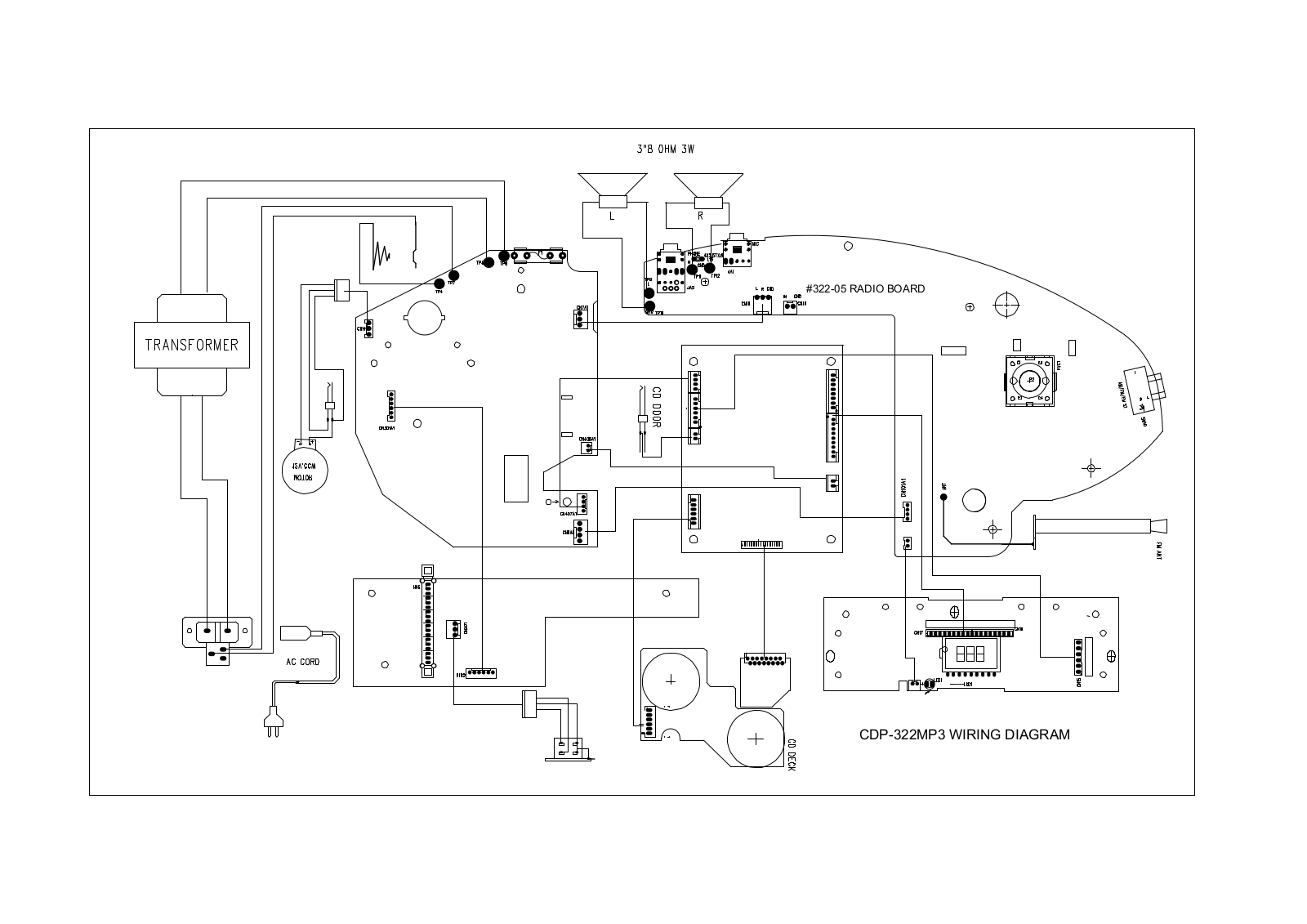 Vitek CDP-322MP3 WIRING Diagram