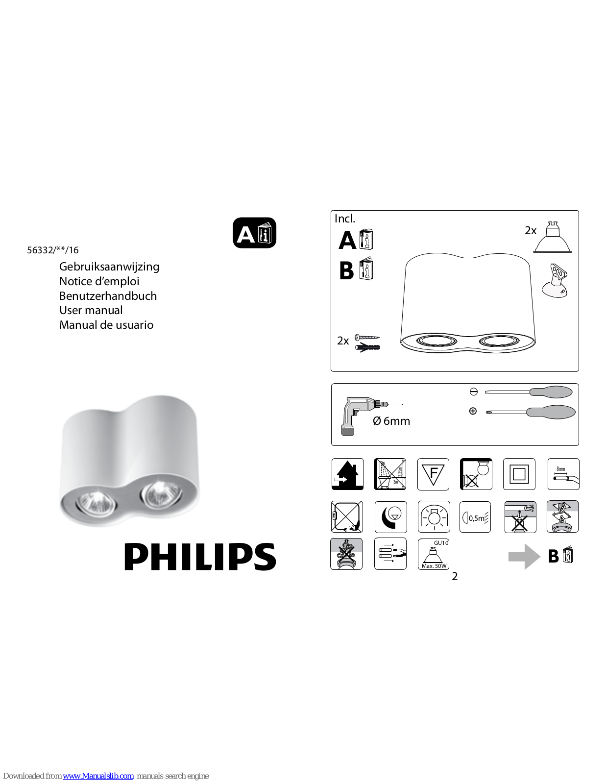 Philips 56332-30-16, 56332-31-16, 56332/**/16 User Manual