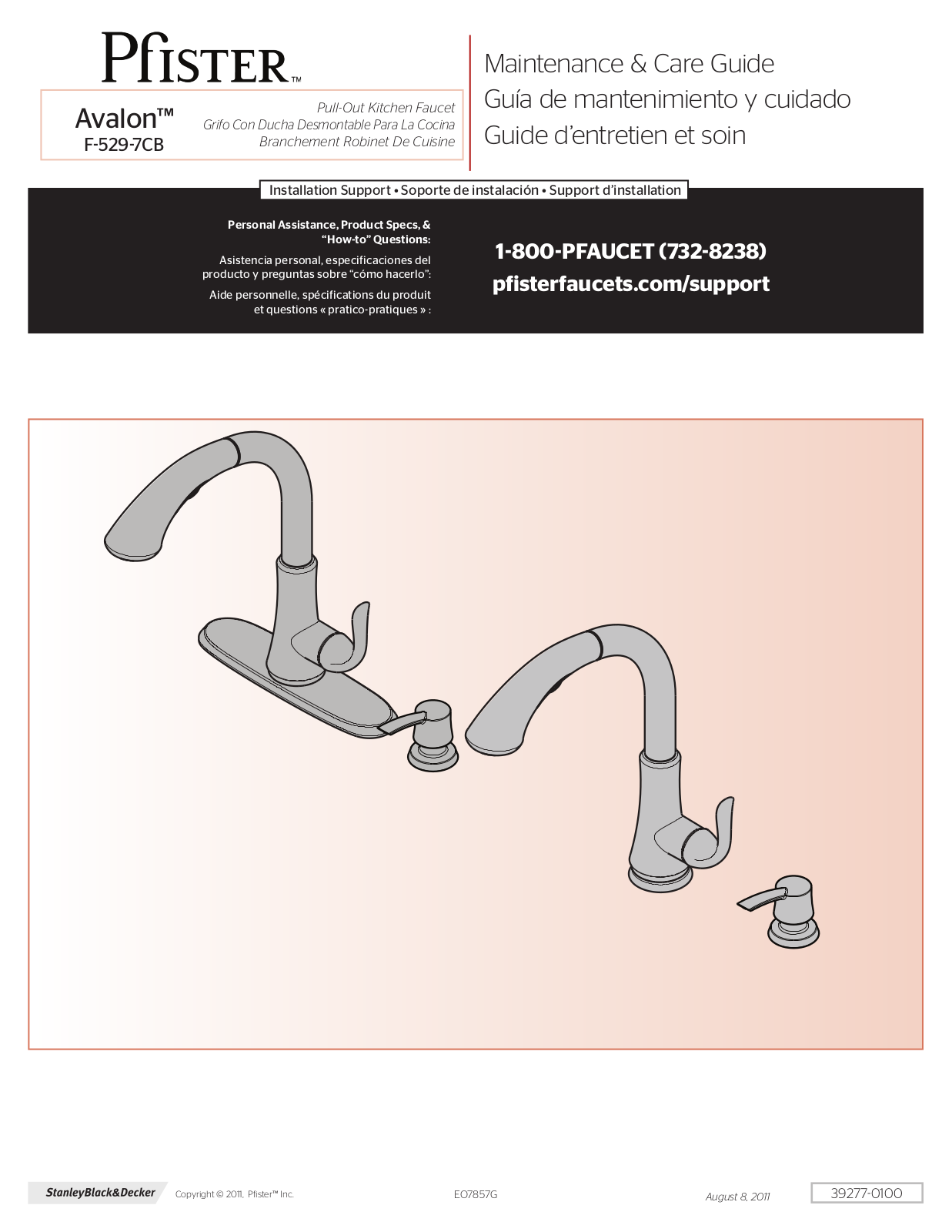 Pfister F-529-7CBS User Manual