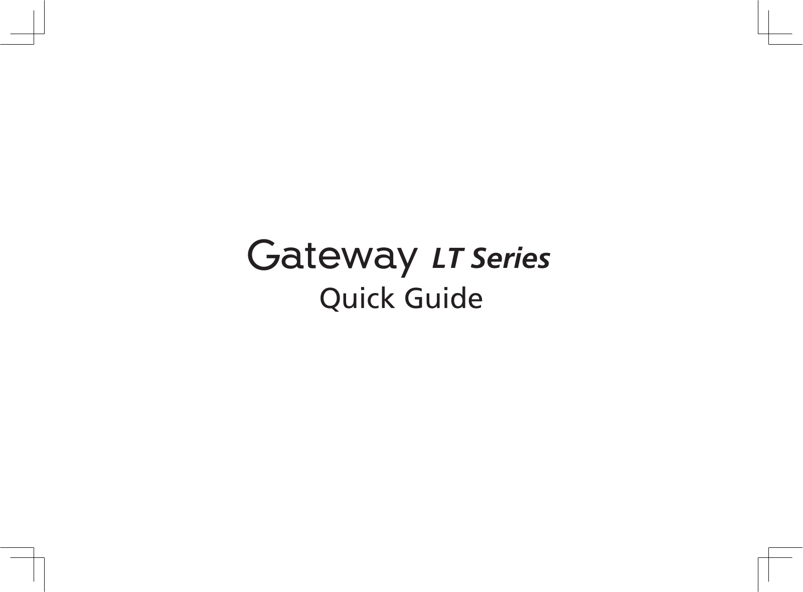 Gateway ZA8 User Manual