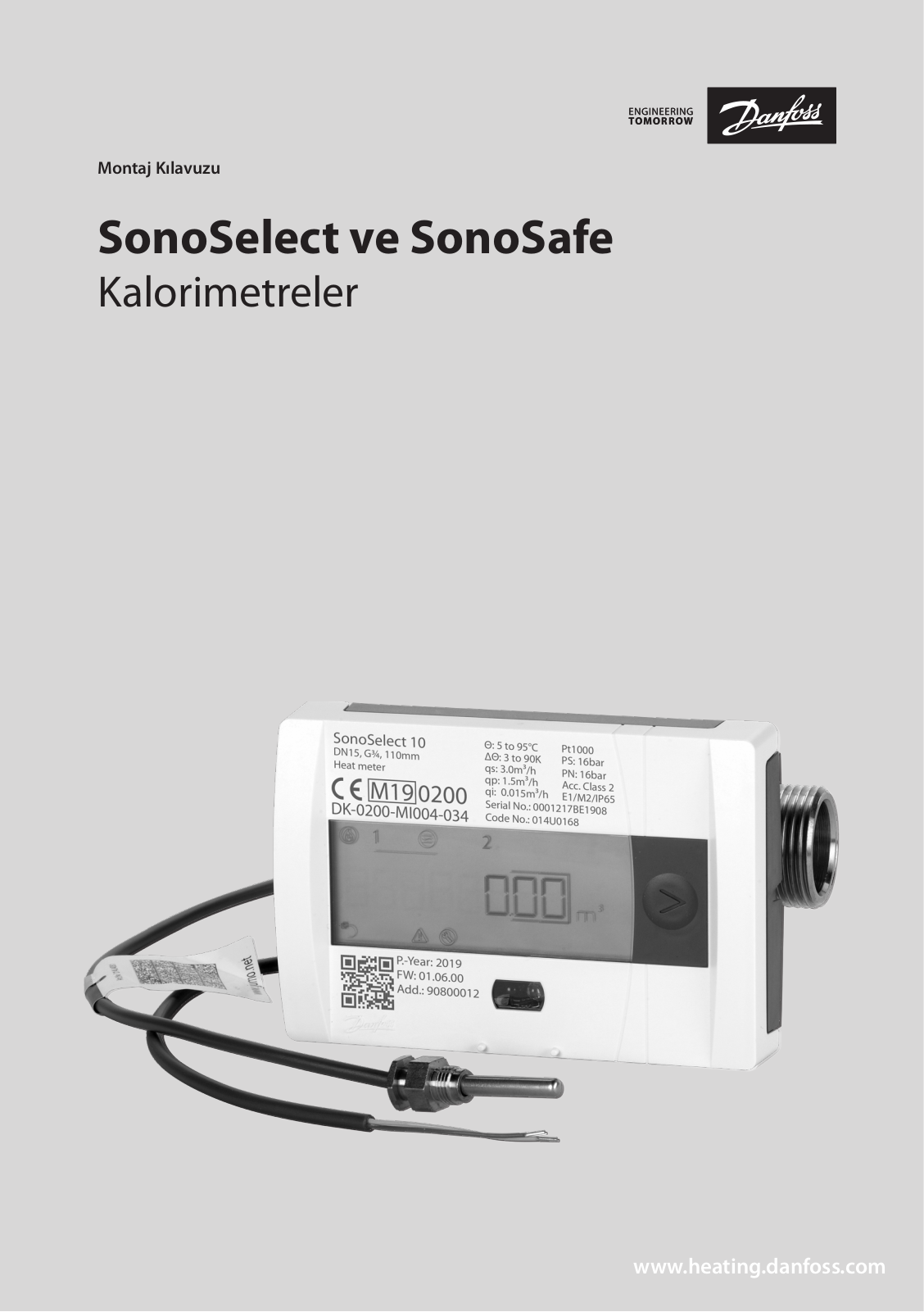 Danfoss SonoSelect, SonoSafe User guide